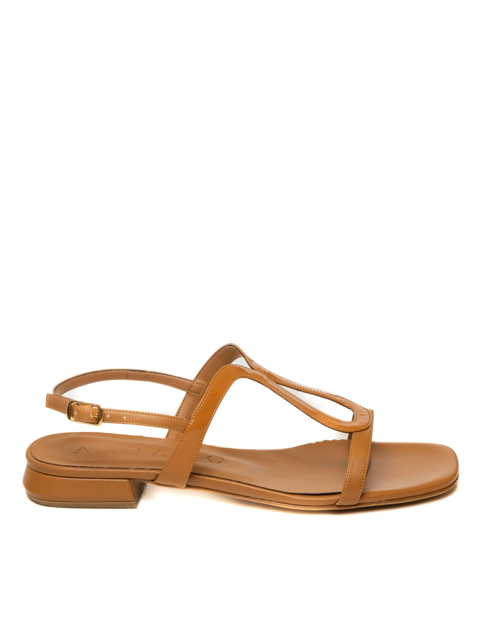 ALBANO Sandalo pelle cuoio 431 SOFT/NAP-CUOIO