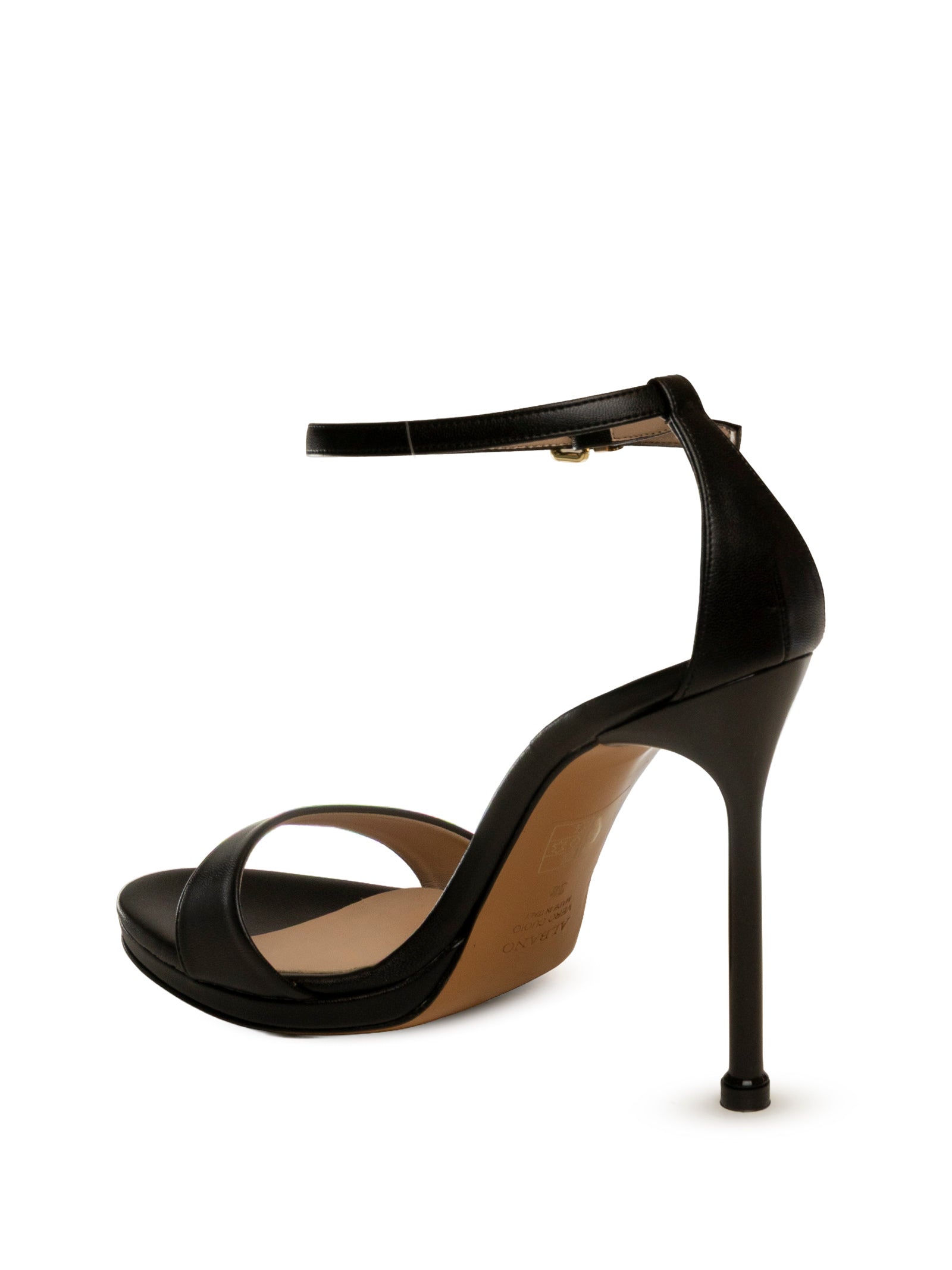 ALBANO sandalo pelle nero 5300 PELLE-NERO