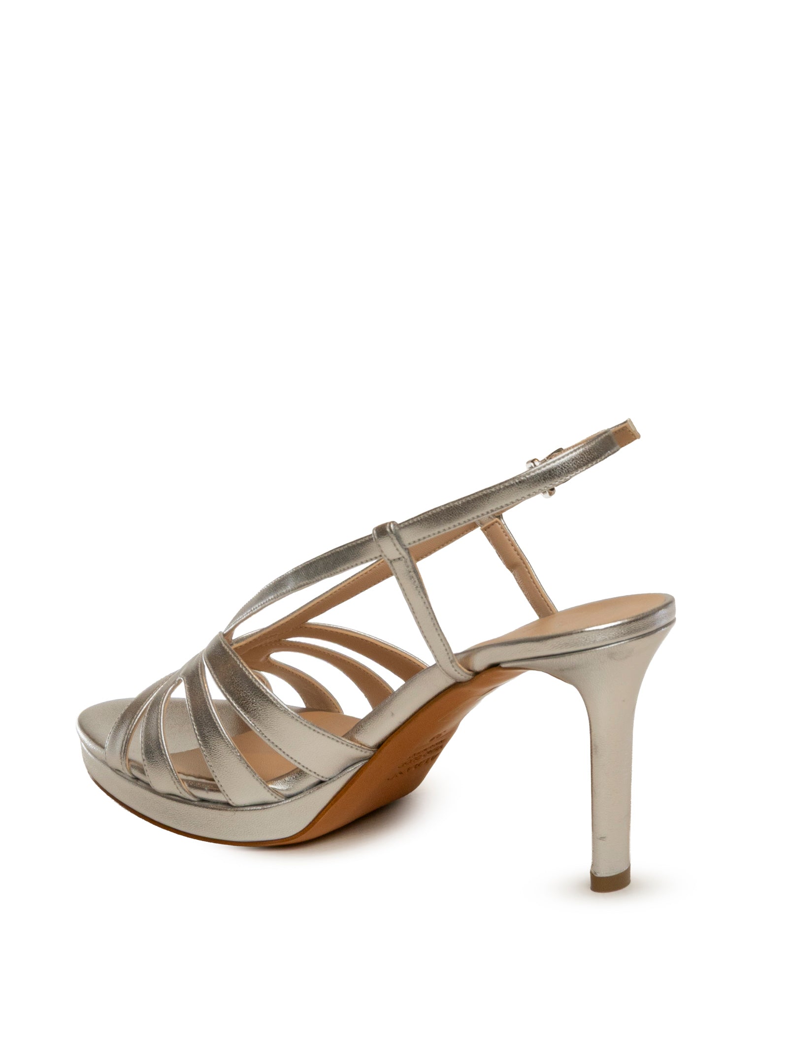 ALBANO sandalo pelle argento 5507 SOFT-ARG
