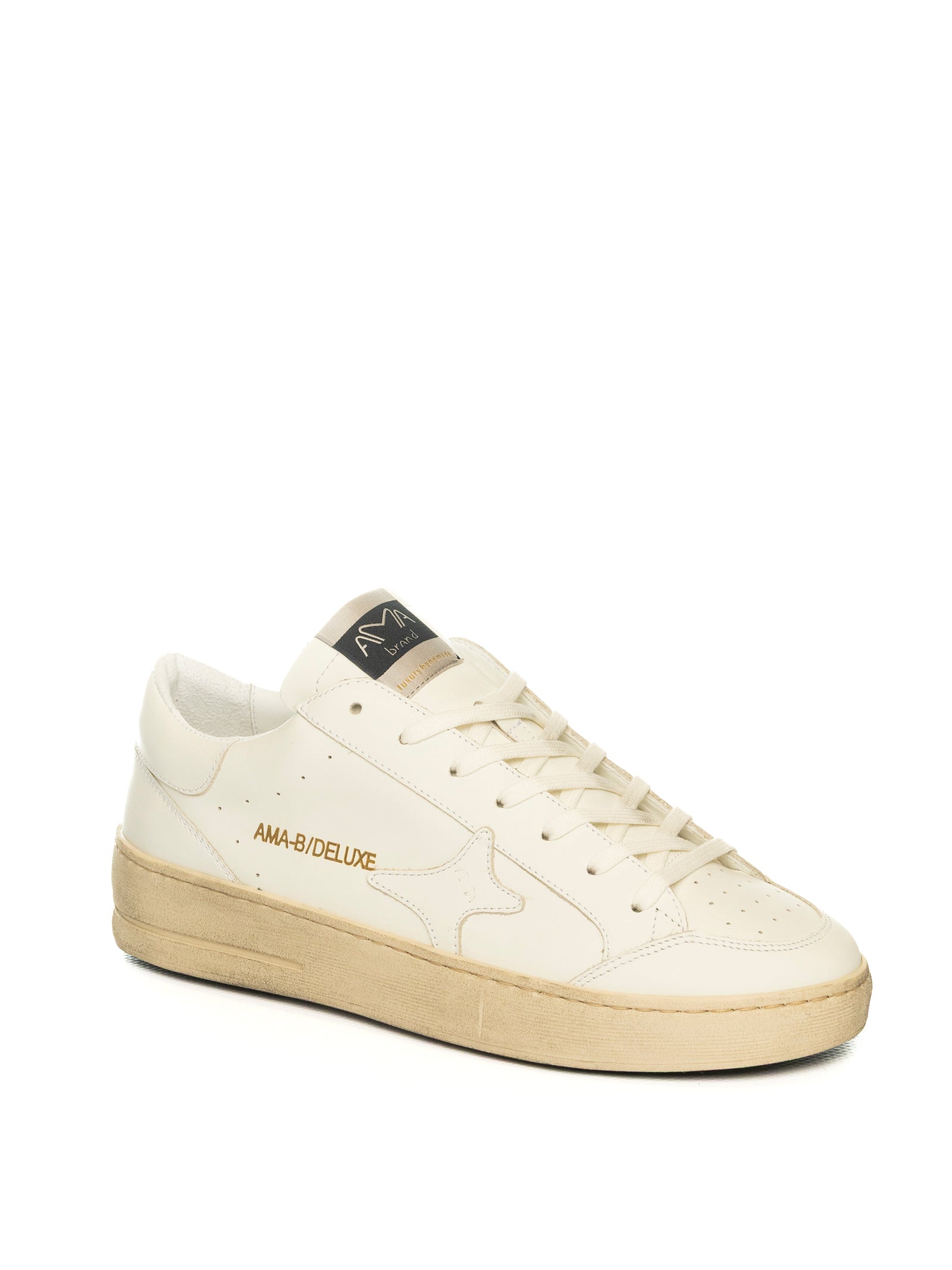 AMA BRAND DELUXE Sneaker slam pelle bianco SLAM U 4537-BIA
