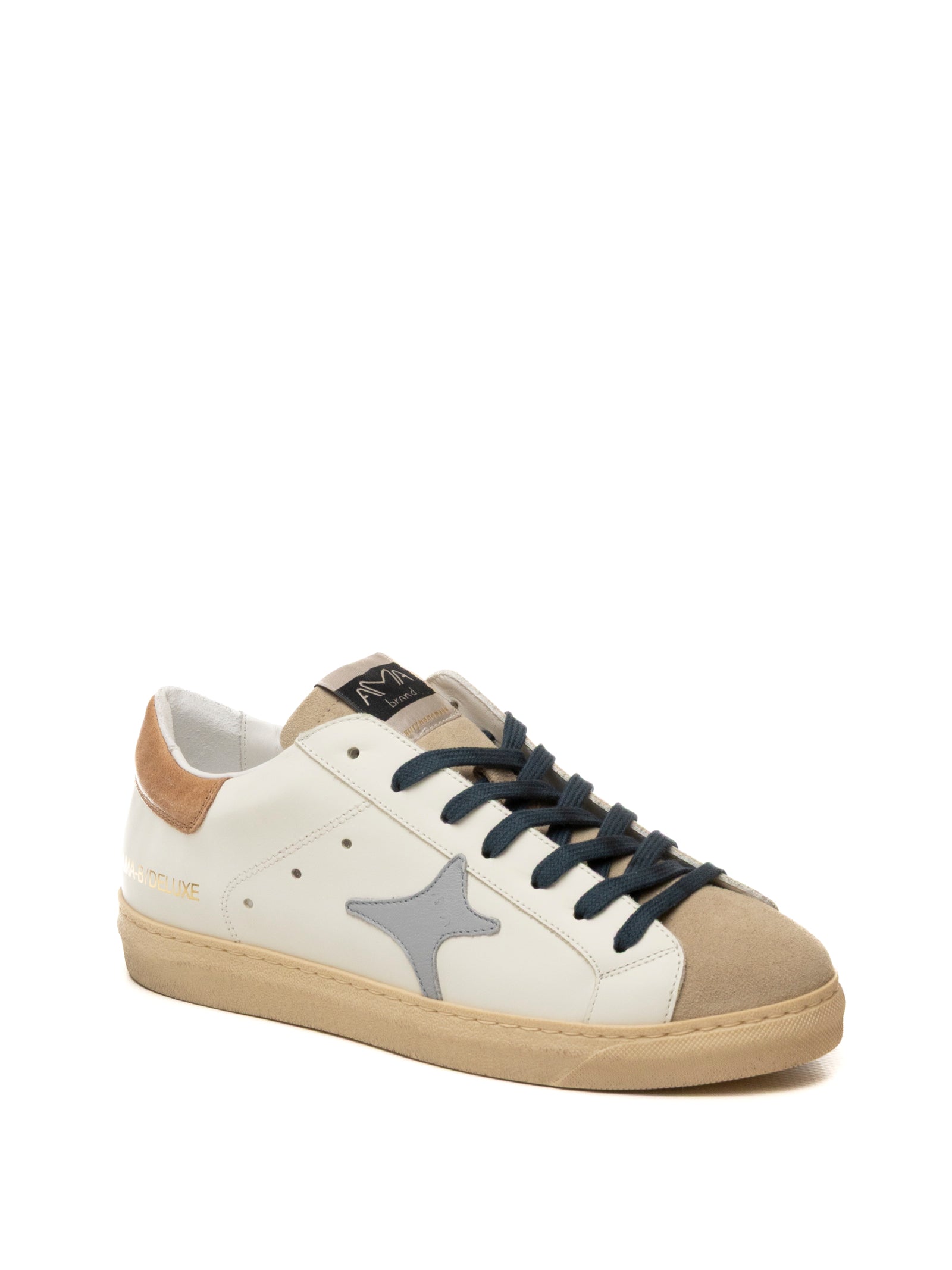 AMA BRAND DELUXE Sneaker snk bianco/taupe SNK 4516-BIA/TAUPE