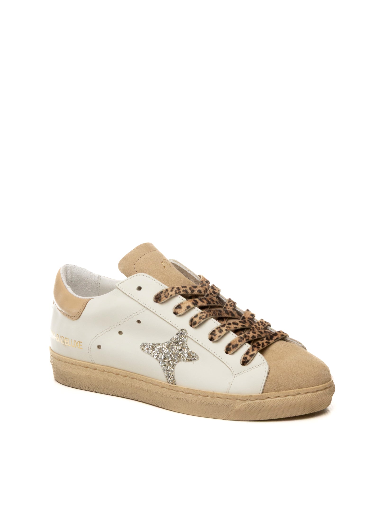 AMA BRAND DELUXE Sneaker snk bianco/animalier SNK D 4504-BIA/ANIM