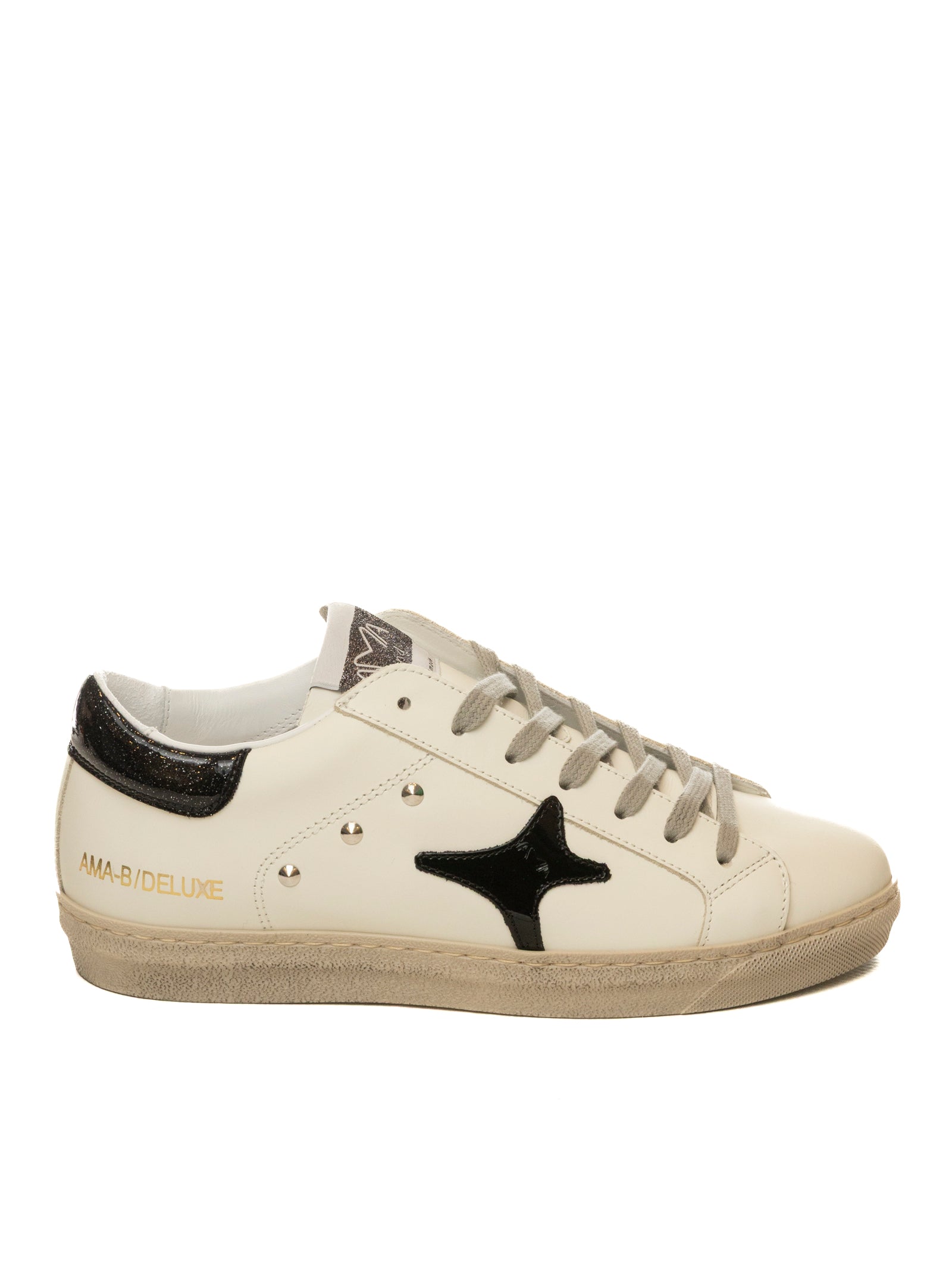 AMA BRAND DELUXE Sneaker snk bianco/nero SNK D 4505-BIA/NERO