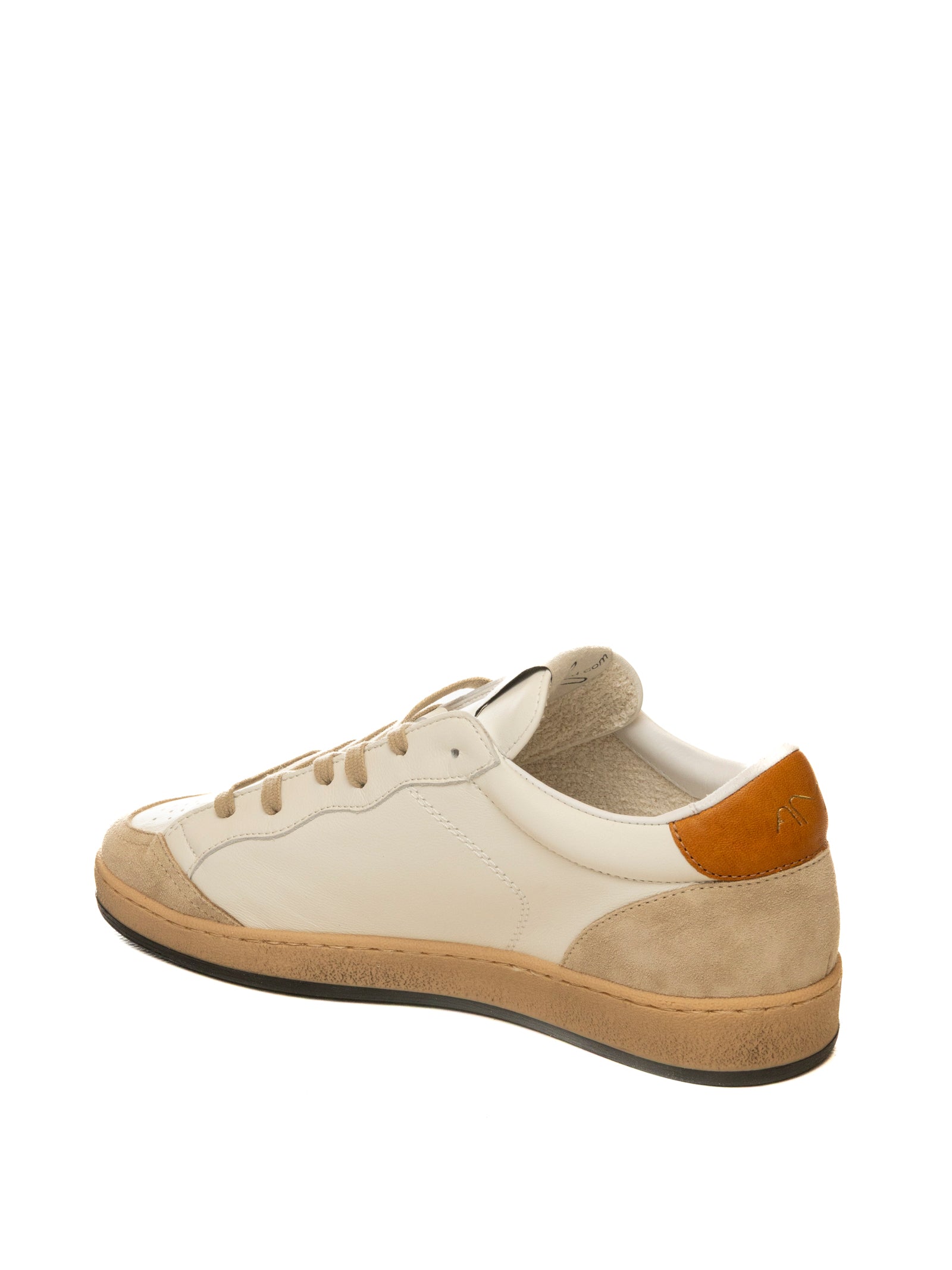 AMA BRAND DELUXE Sneaker sun bianco/cuoio SUN U 4580-BIA/CUOIO