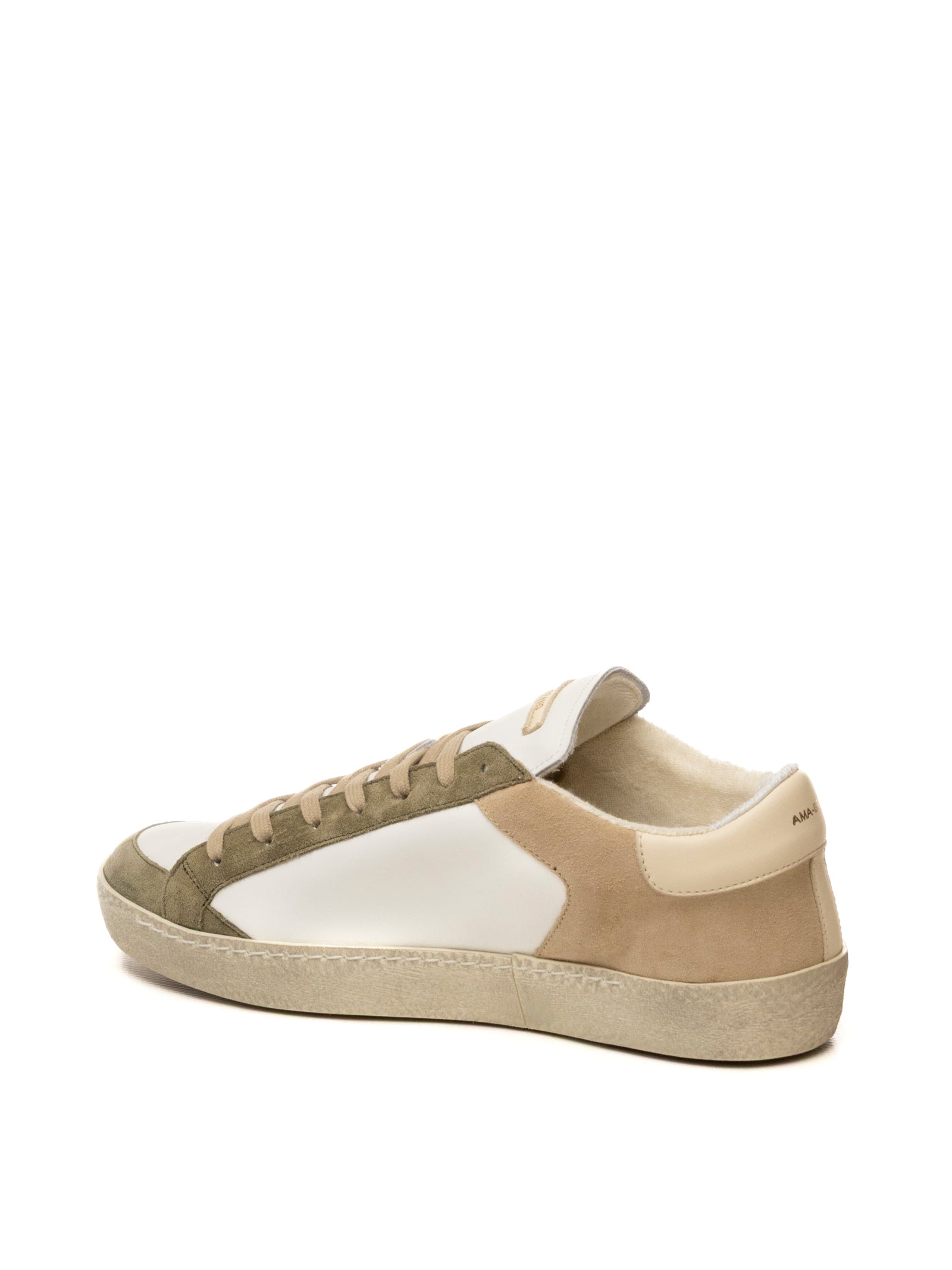 AMA BRAND DELUXE Sneaker time bianco/verde TIME U 4613-BIA/VERDE