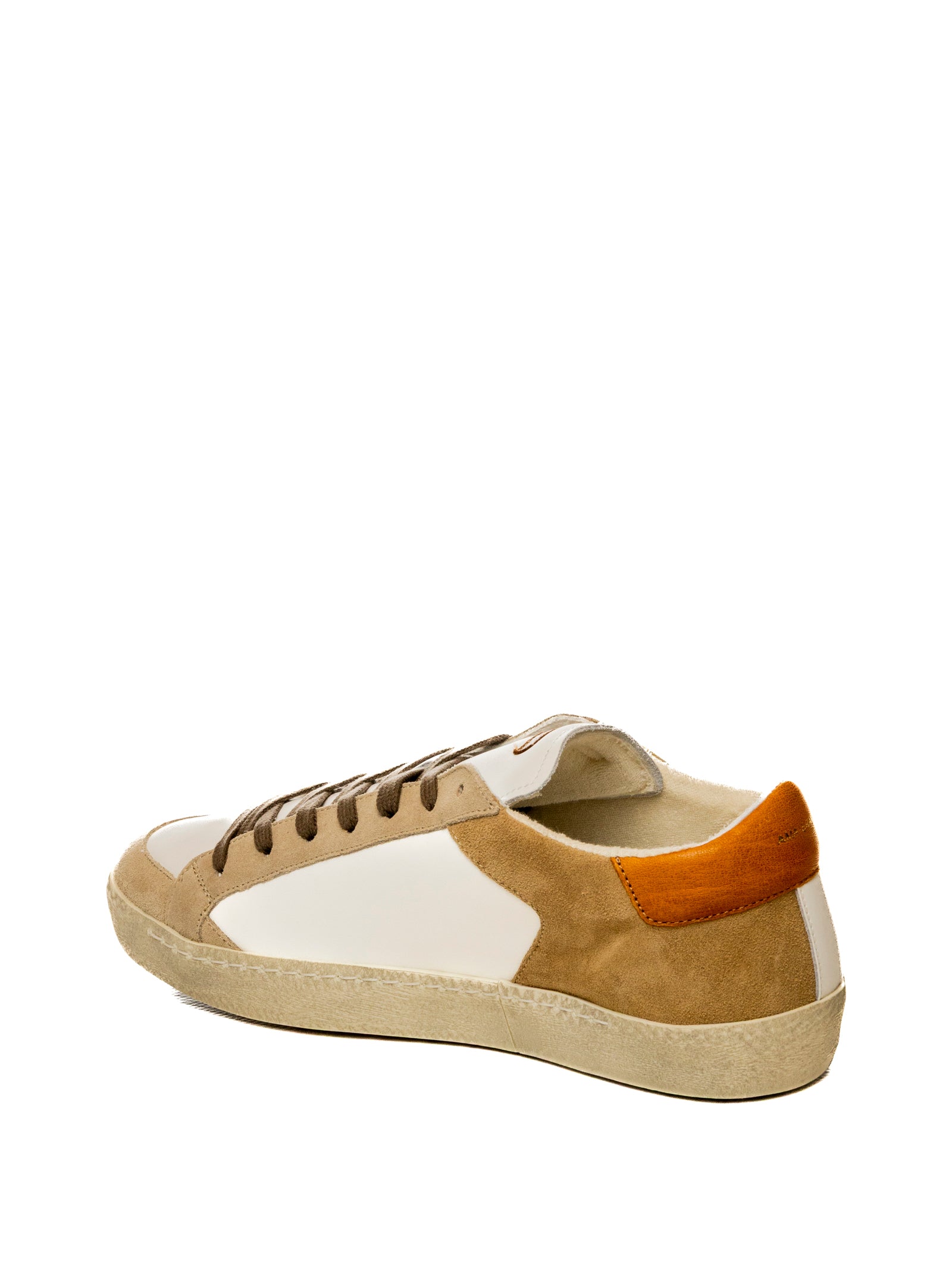 AMA BRAND DELUXE Sneaker time bianco/beige TIME U 4615-BIA/BEIGE