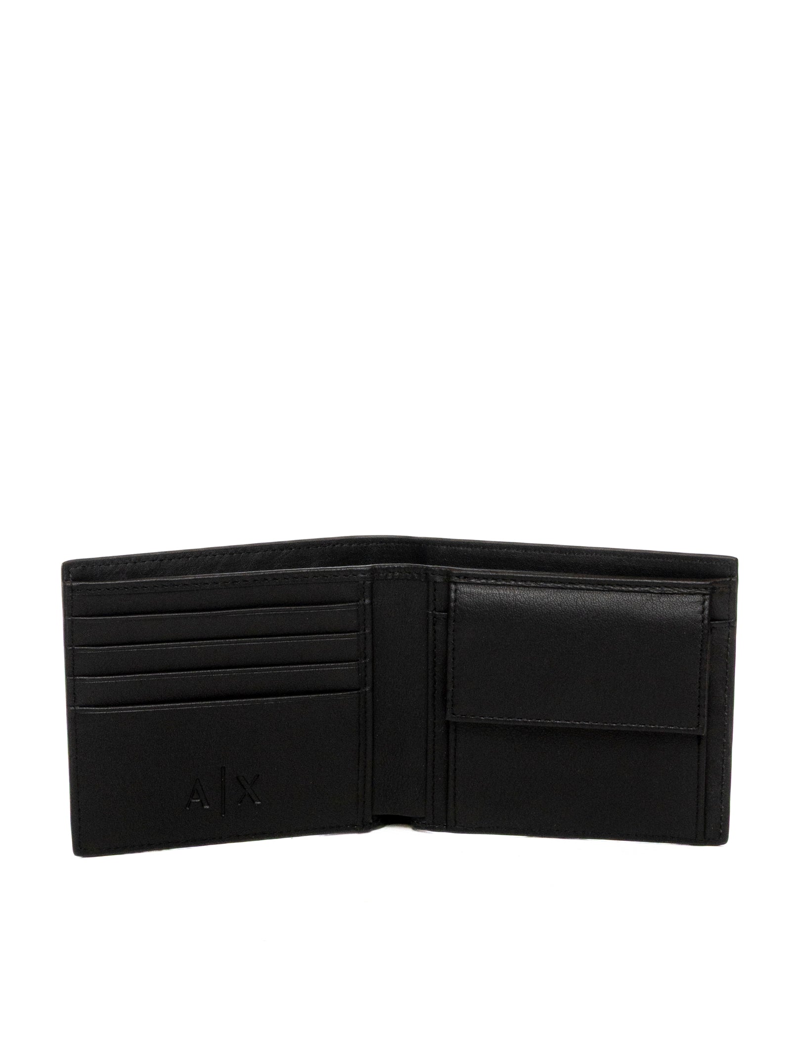 ARMANI EXCHANGE portafoglio logo nero XM000167 AF22541-UC001