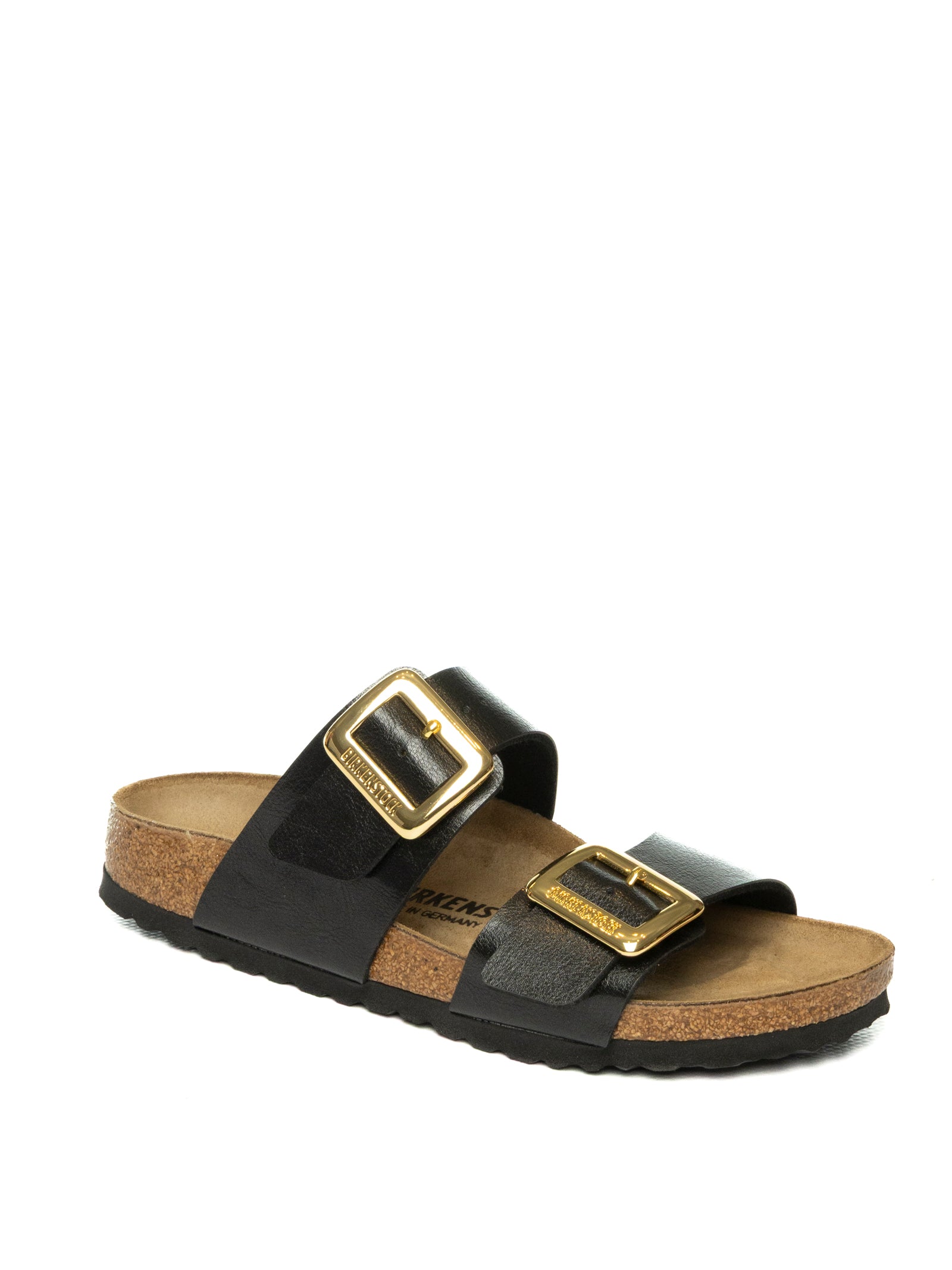 BIRKENSTOCK Sandalo sydney nero/oro SYDNEY 1029457-LICORICE