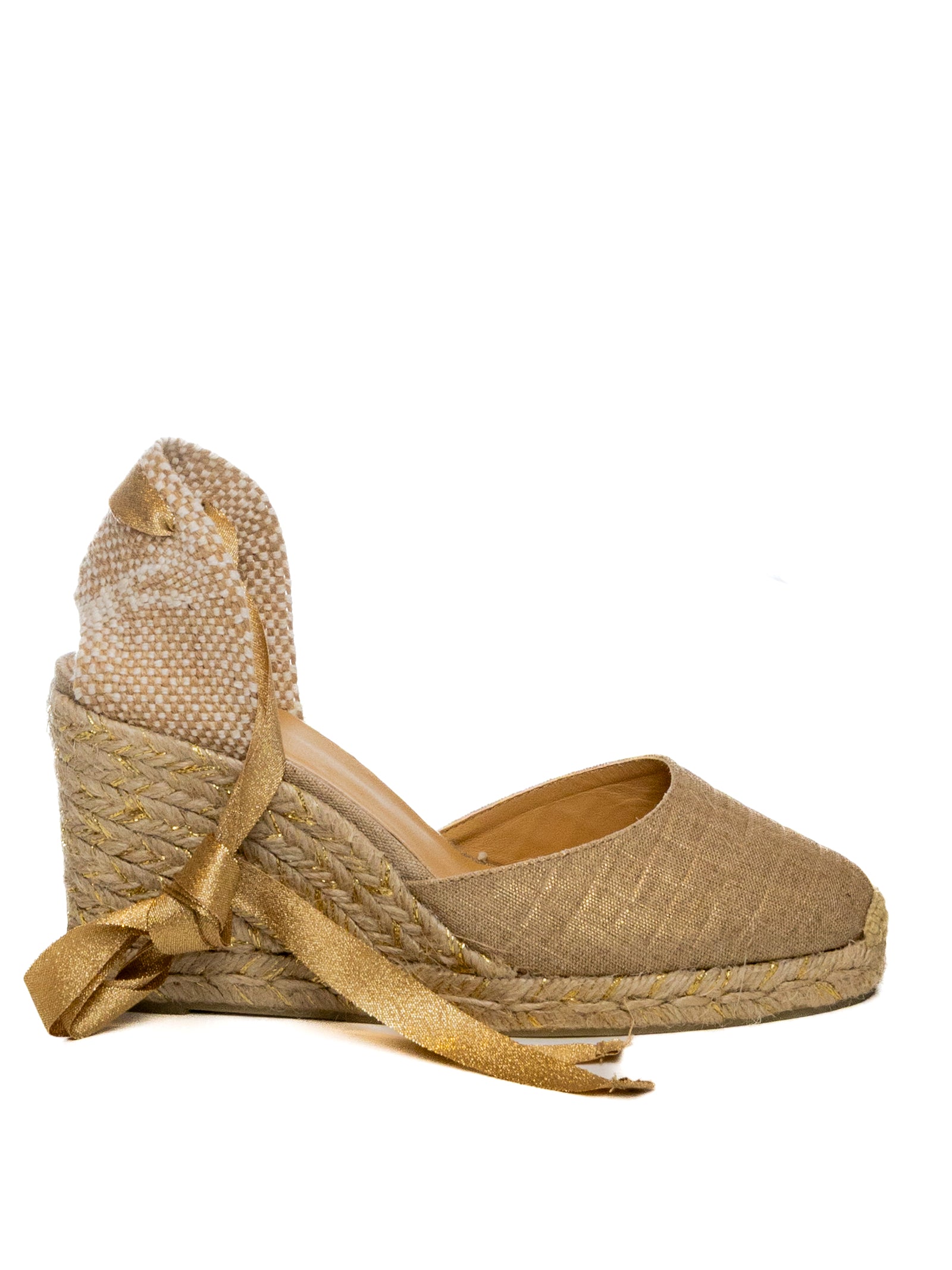 CASTANER Espadrilles carina oro CARINA-026160 LINO-3000