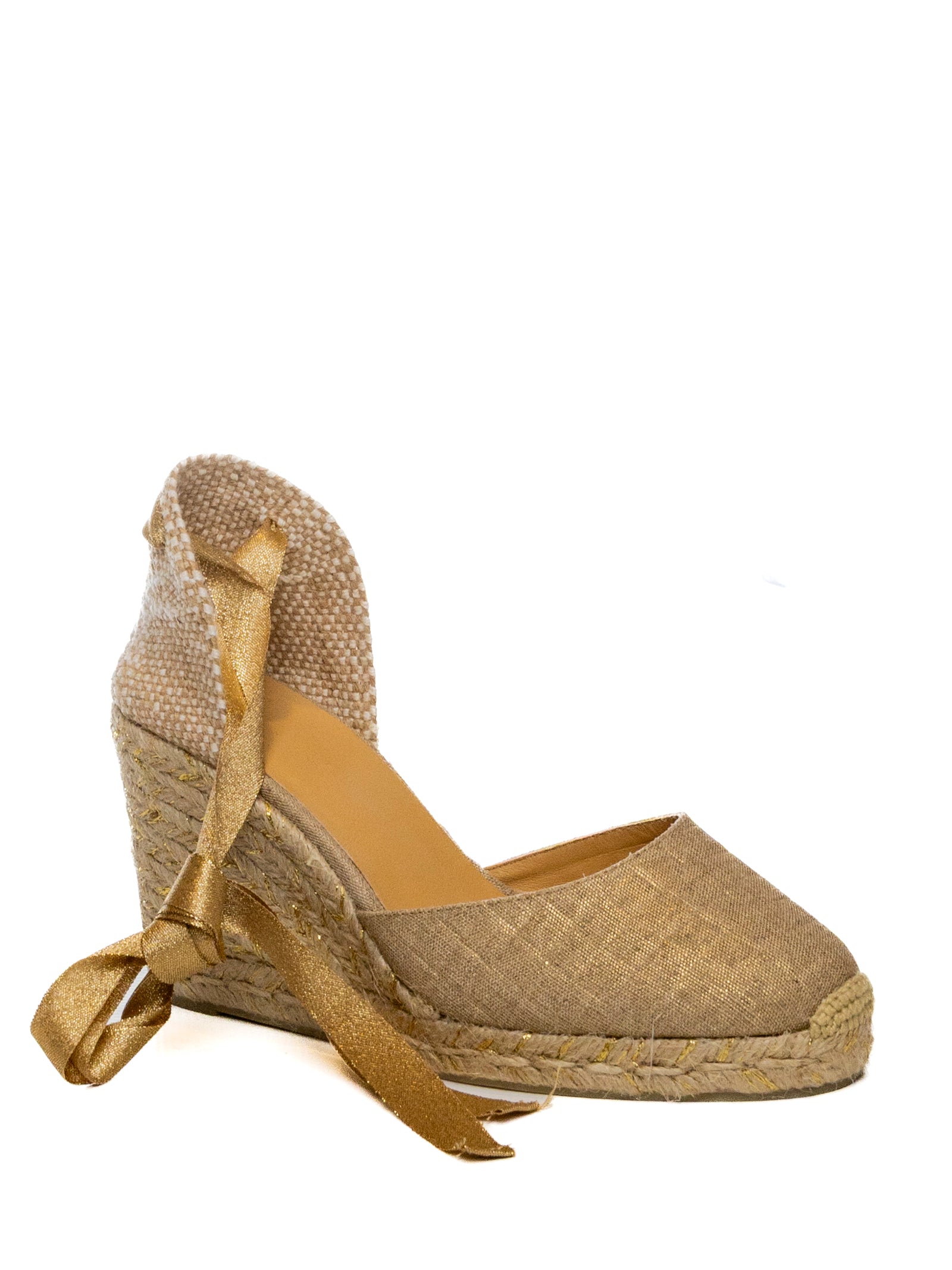 CASTANER Espadrilles carina oro CARINA-026160 LINO-3000