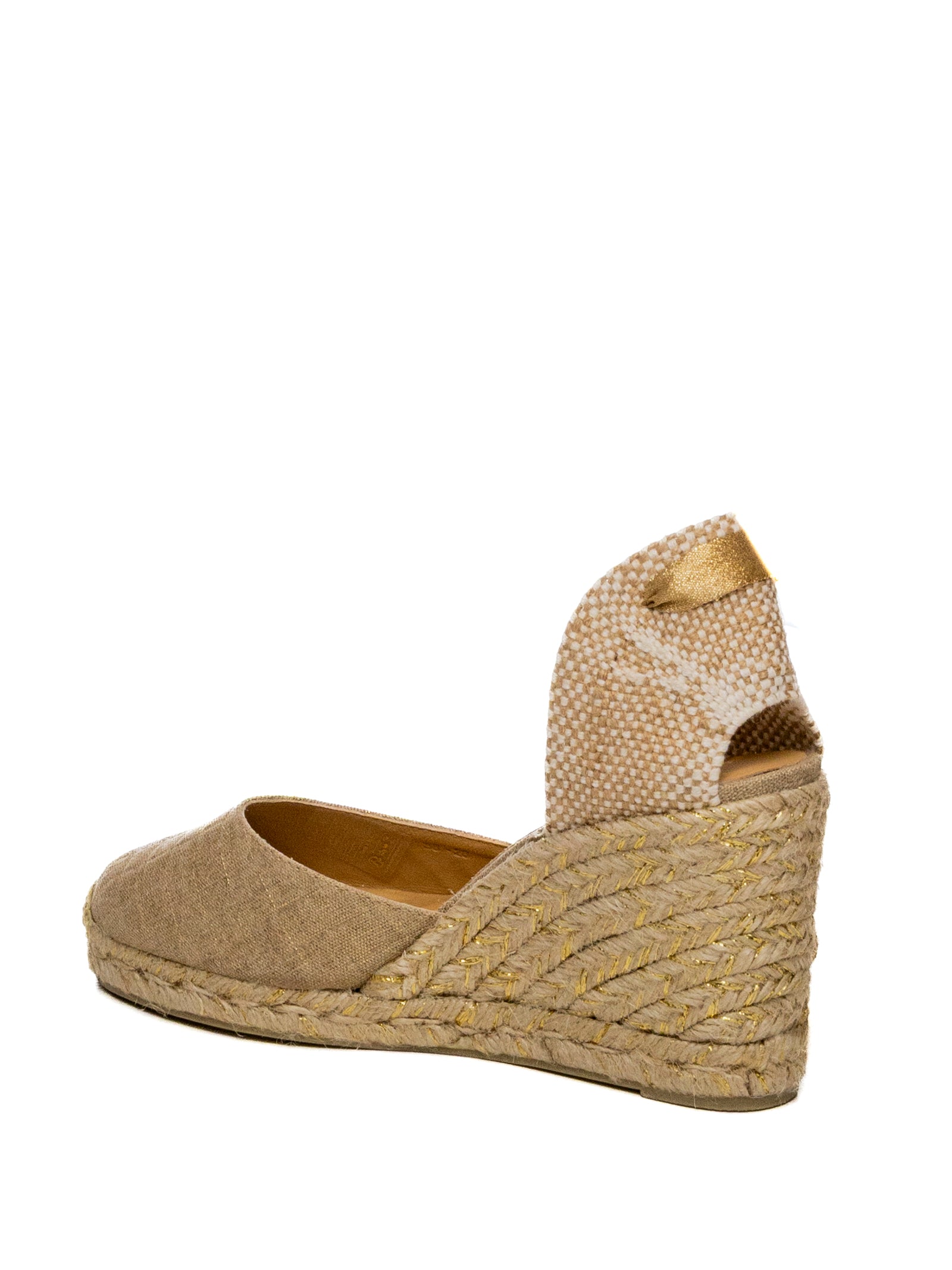 CASTANER Espadrilles carina oro CARINA-026160 LINO-3000
