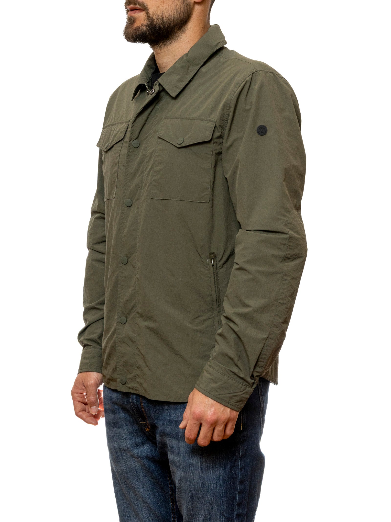 CENSURED giubbino nylon verde JMC505 TAR5-314