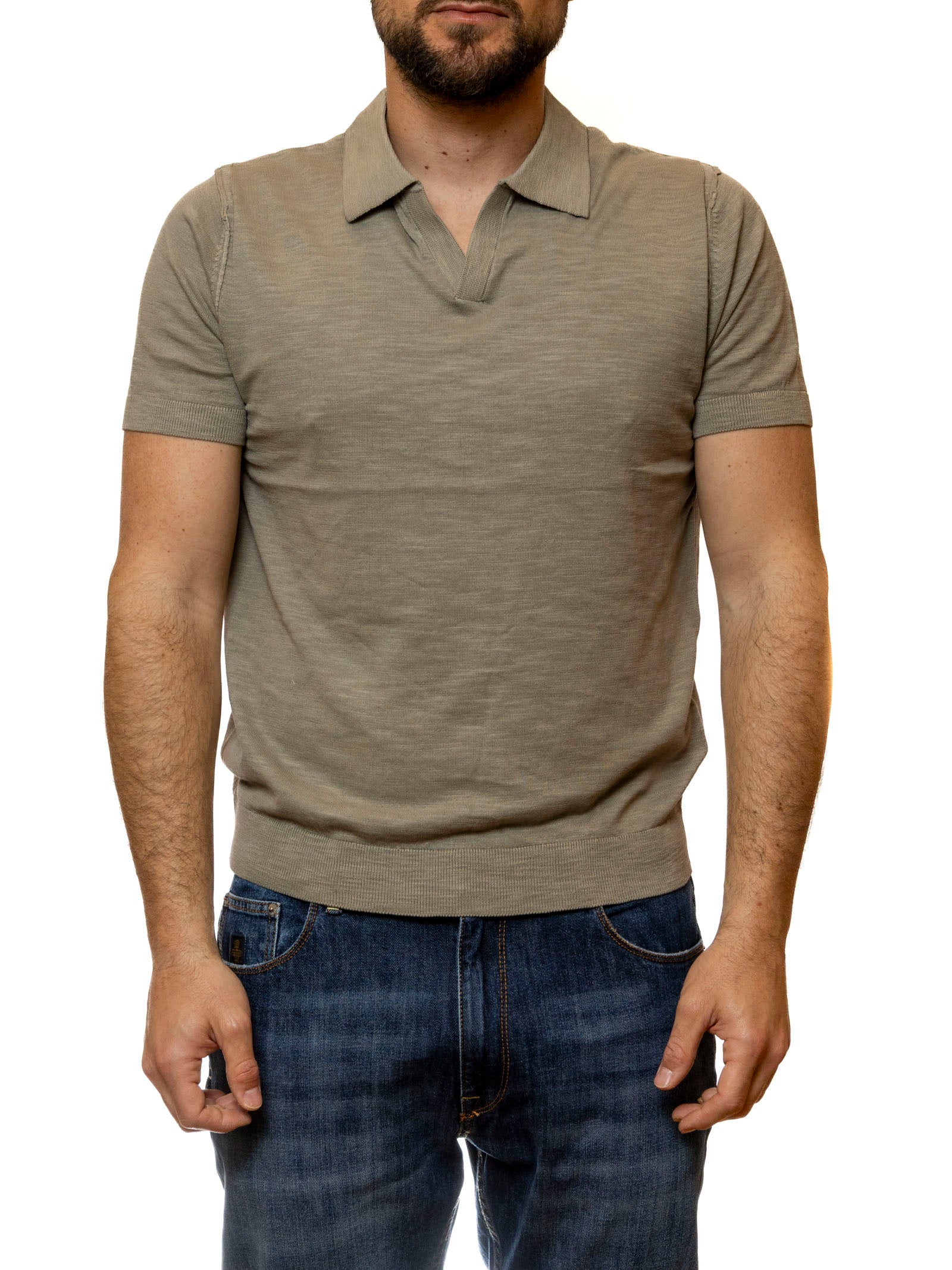 CENSURED polo cotone verde MMC-551 TTC6-349