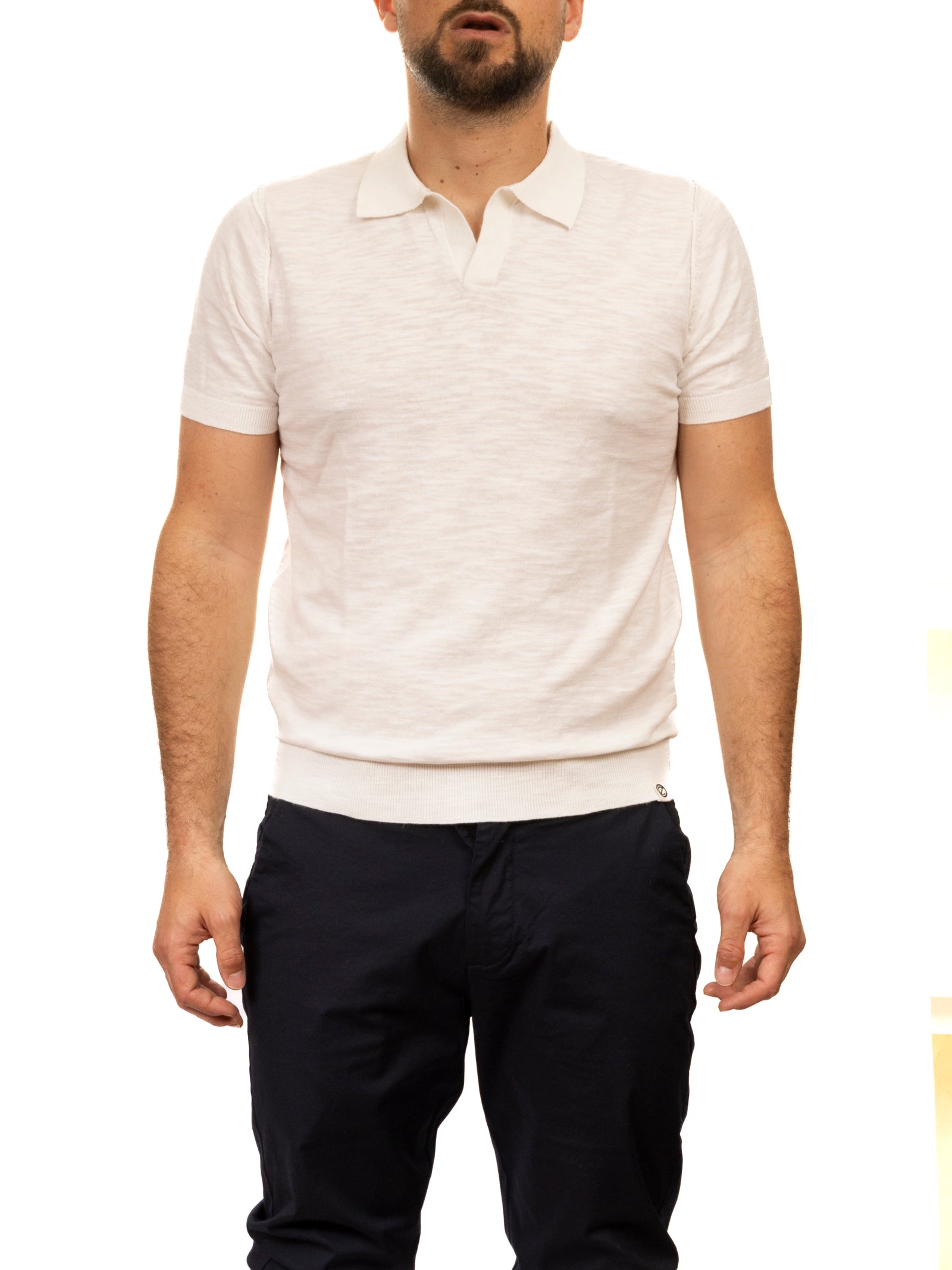CENSURED polo cotone bianco MMC-551 TTC6-01