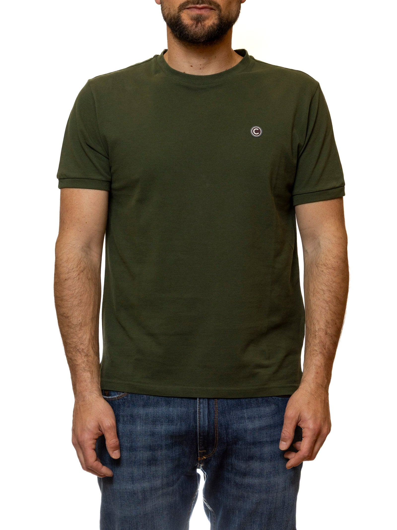 COLMAR girocollo piquet verde 7569R 7XH-769