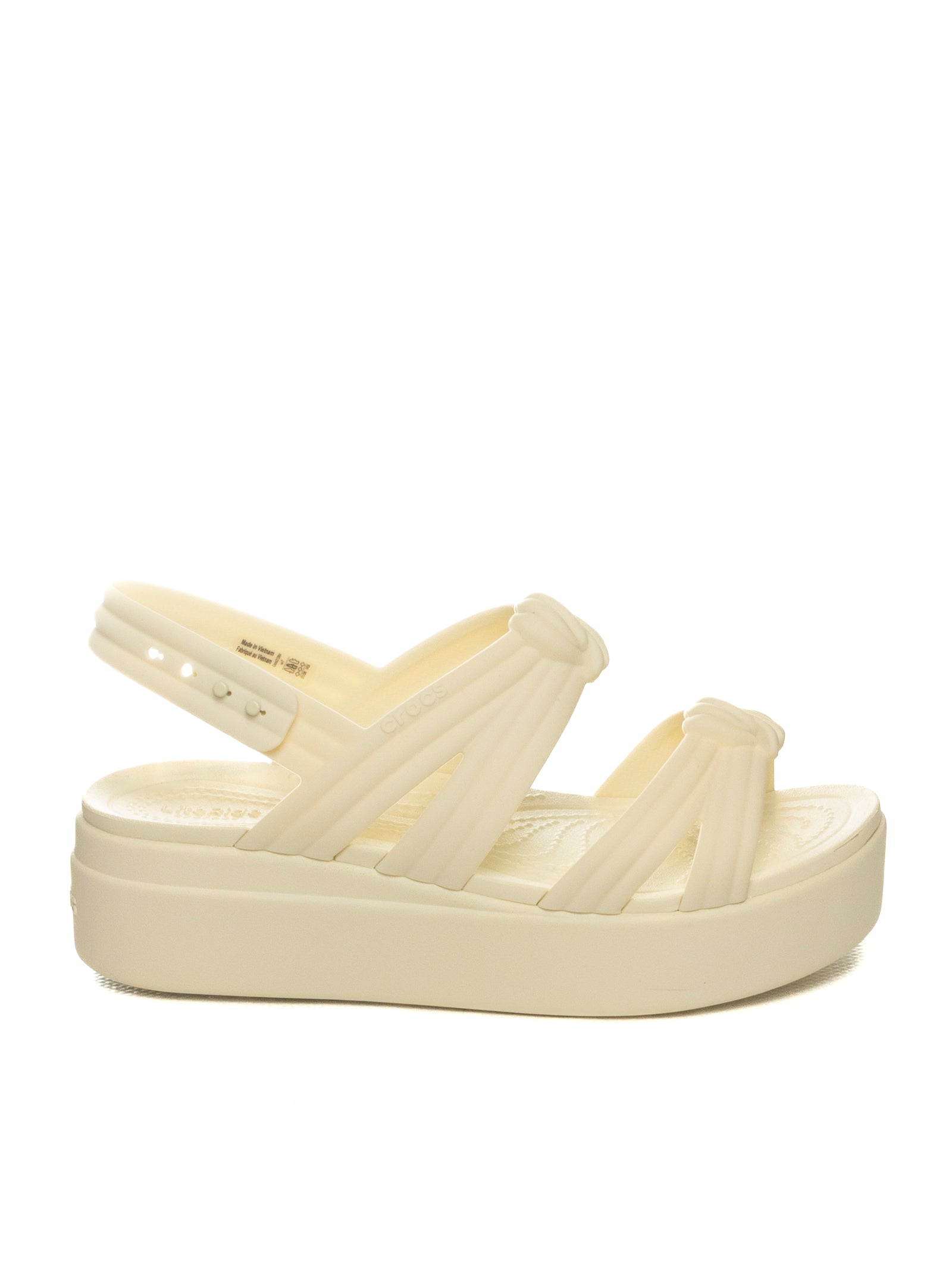 CROCS sandalo brook knot bianco 212864 BROOK.KNOT LO-IVO 105