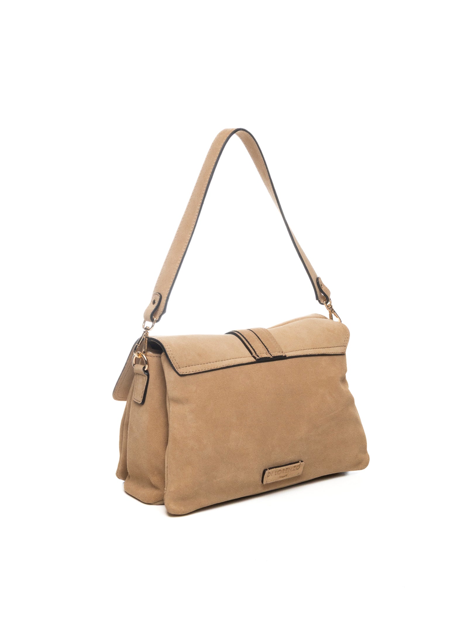 DI LORENZO borsa a spalla adelaide beige ADELAIDE CAMOSCIO-DESERTO