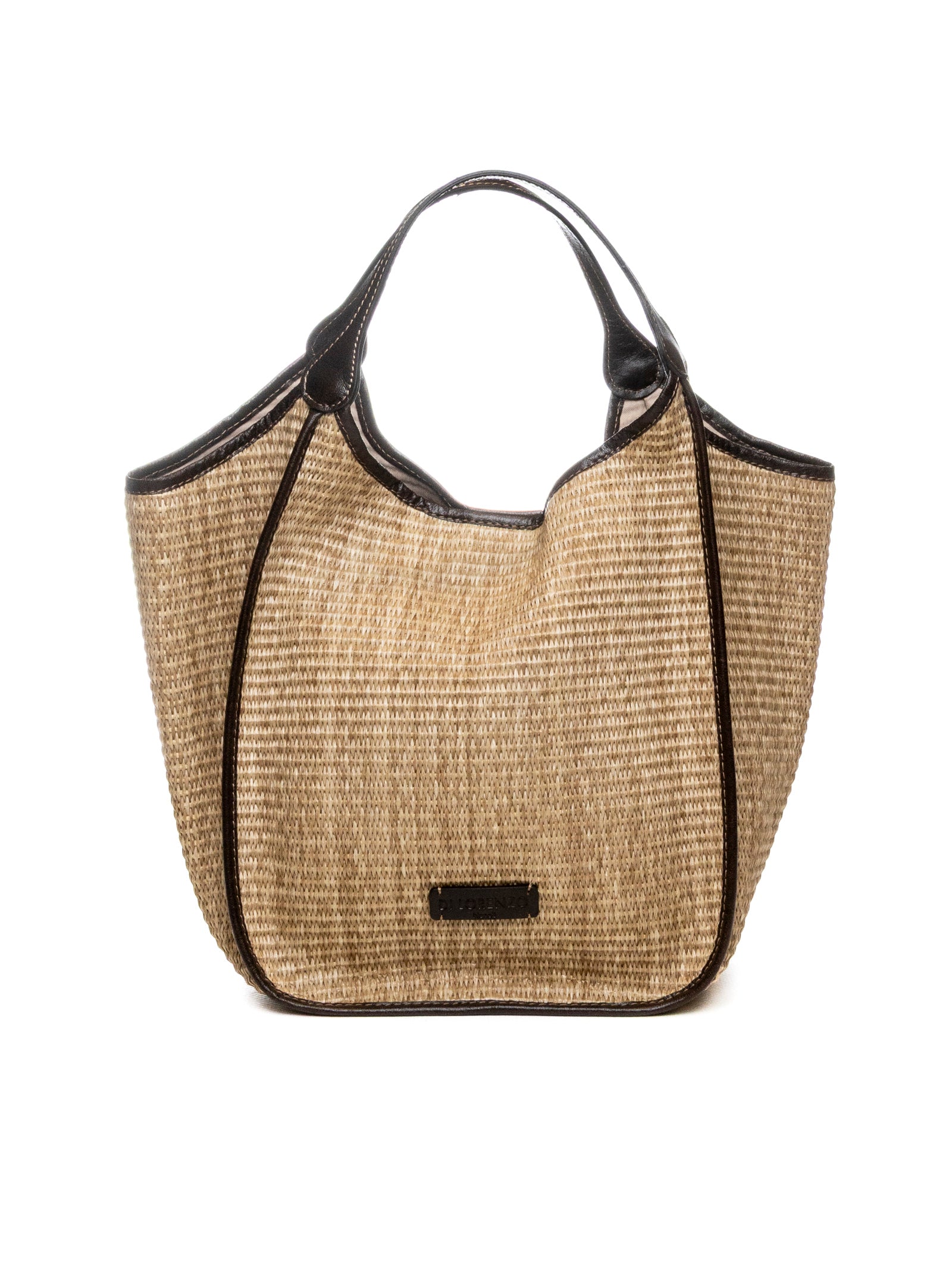 DI LORENZO borsa a spalla gioia beige GIOIA RAFFIA-BEIGE