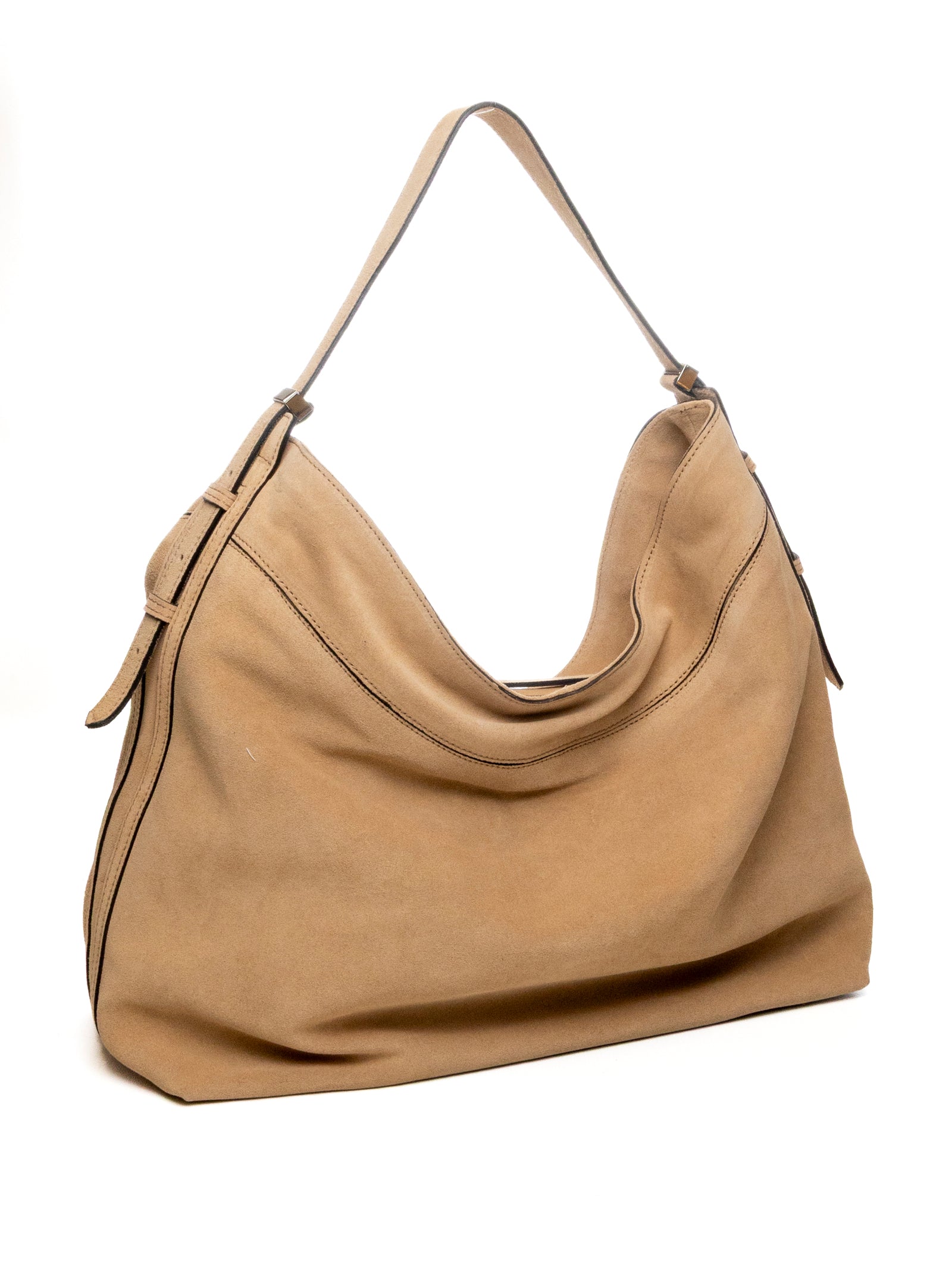 DI LORENZO borsa a spalla manuela beige MANUELA CAMOSCIO-BEIGE