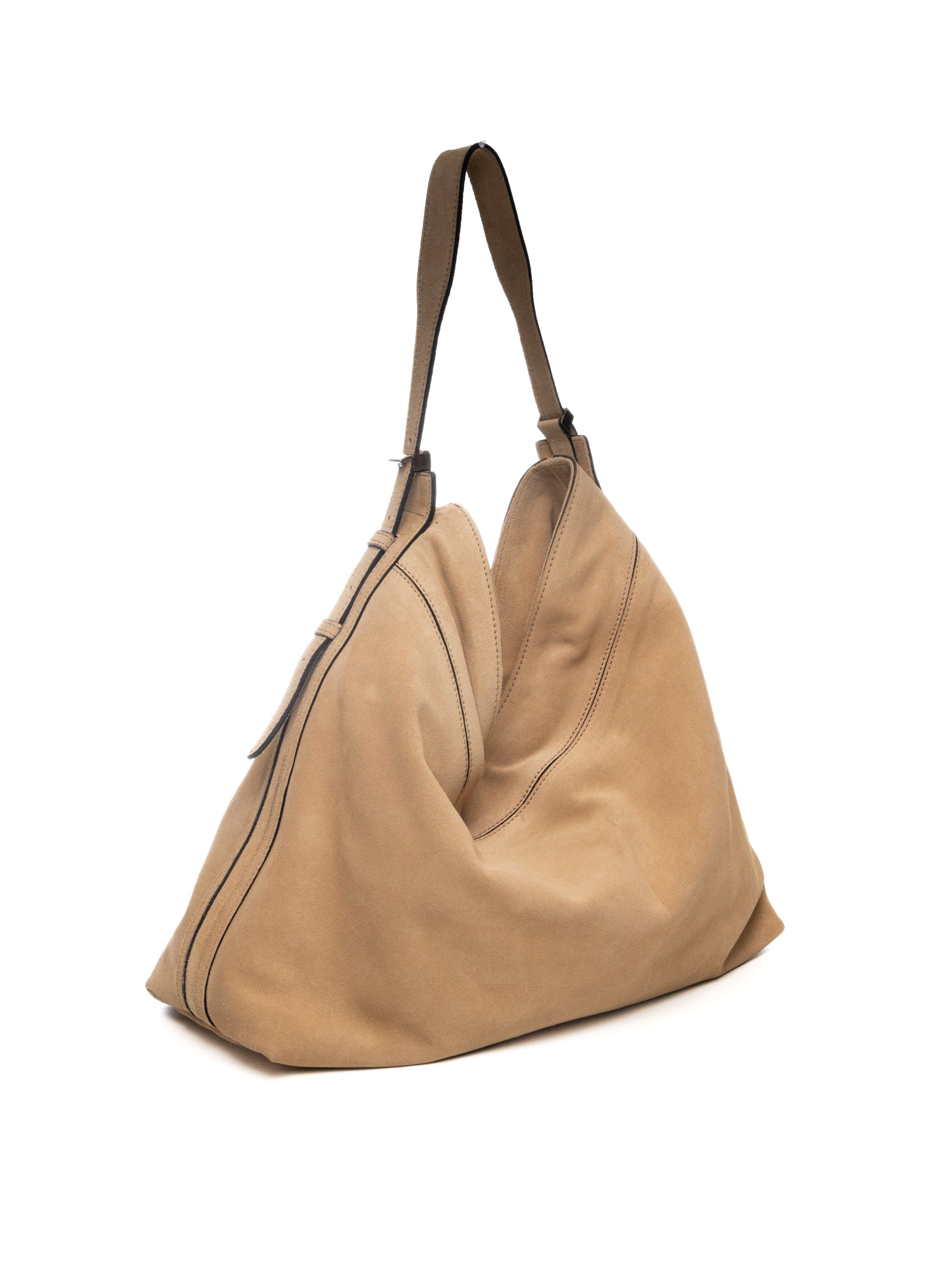 DI LORENZO borsa a spalla manuela beige MANUELA CAMOSCIO-DESERTO