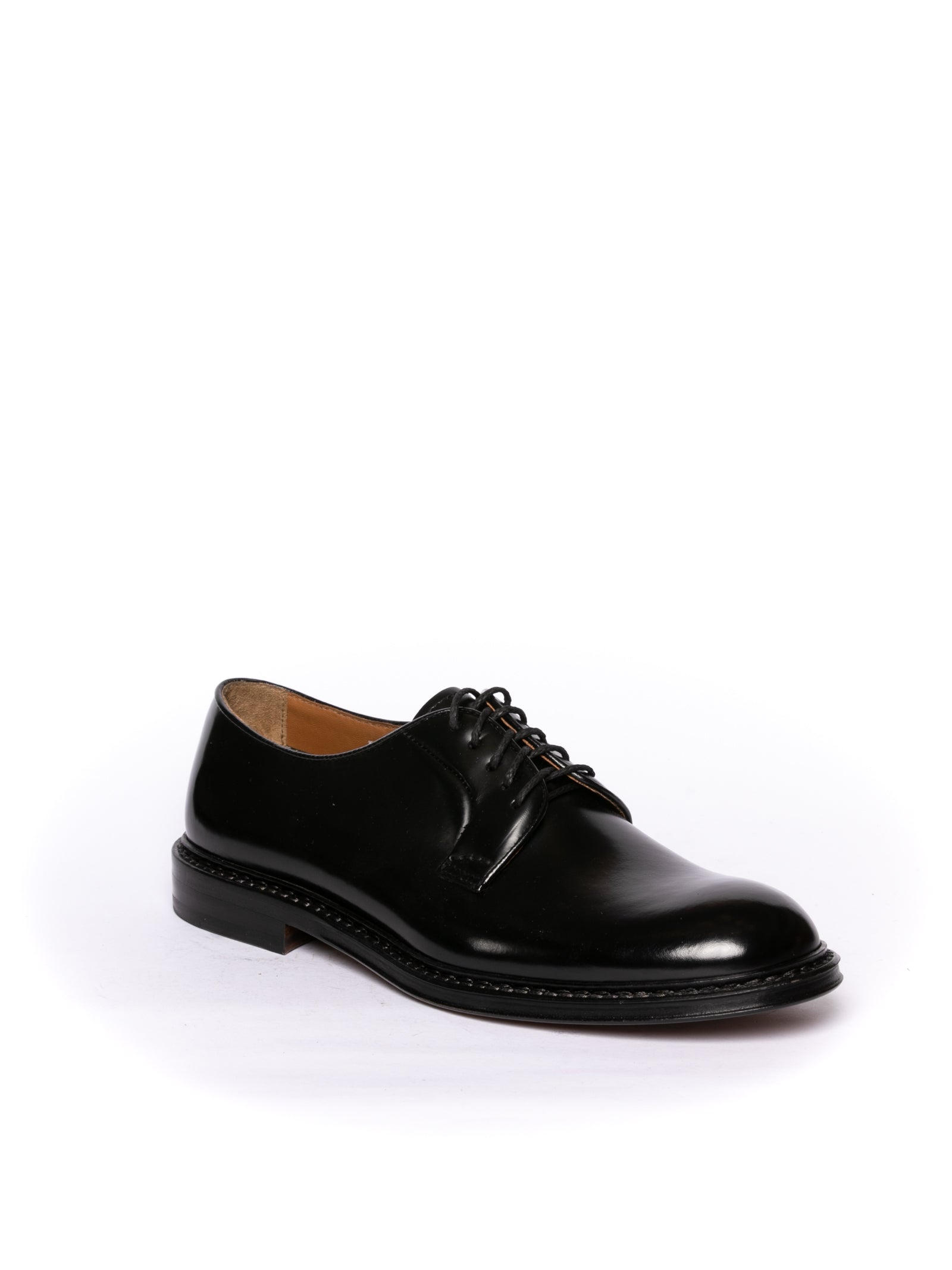 DOUCAL'S Stringata derby spazzolato nero 1385 HORSE-NERO