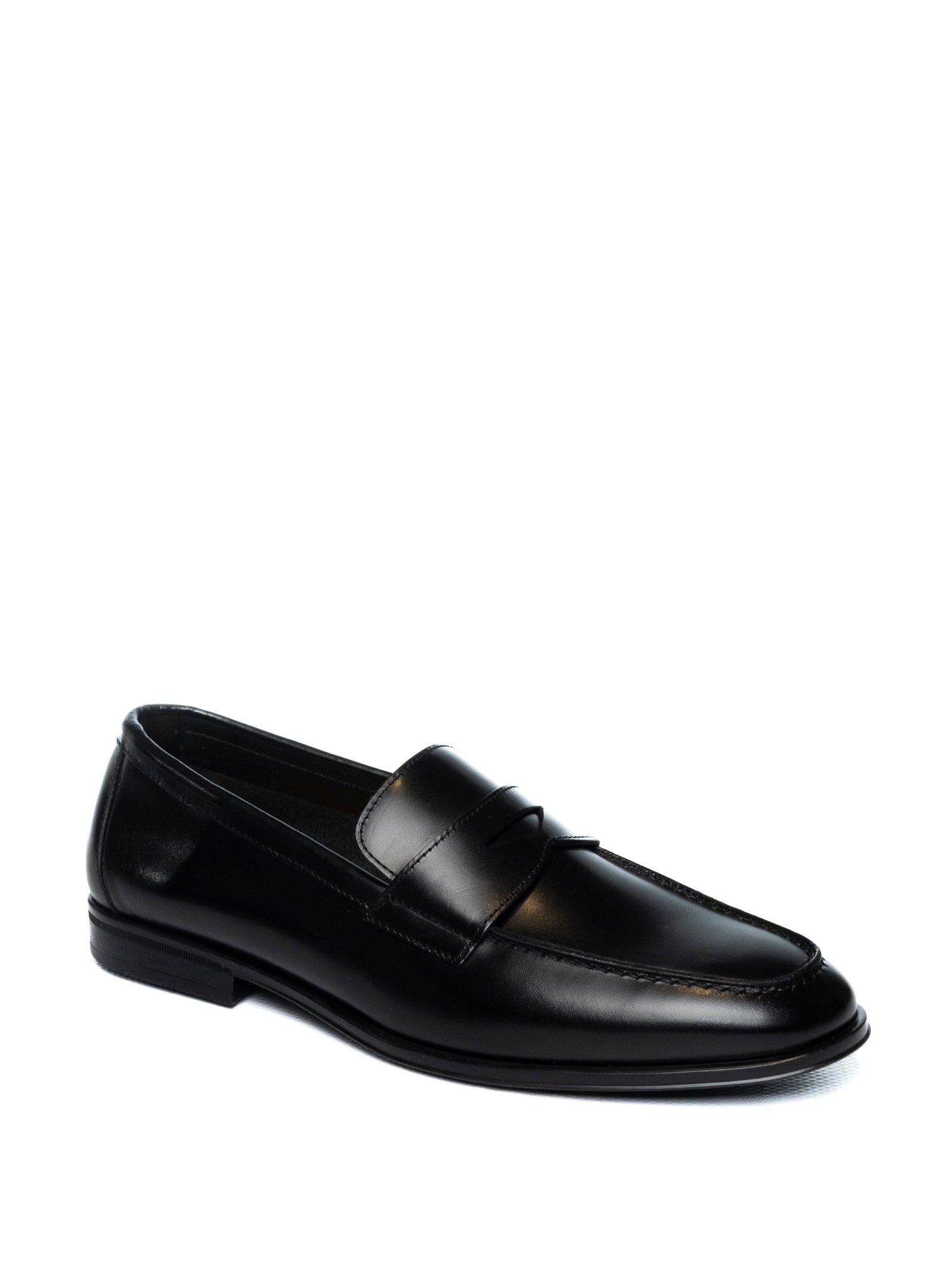 DOUCAL'S Mocassino spazzolato nero 3382 DECO-NERO