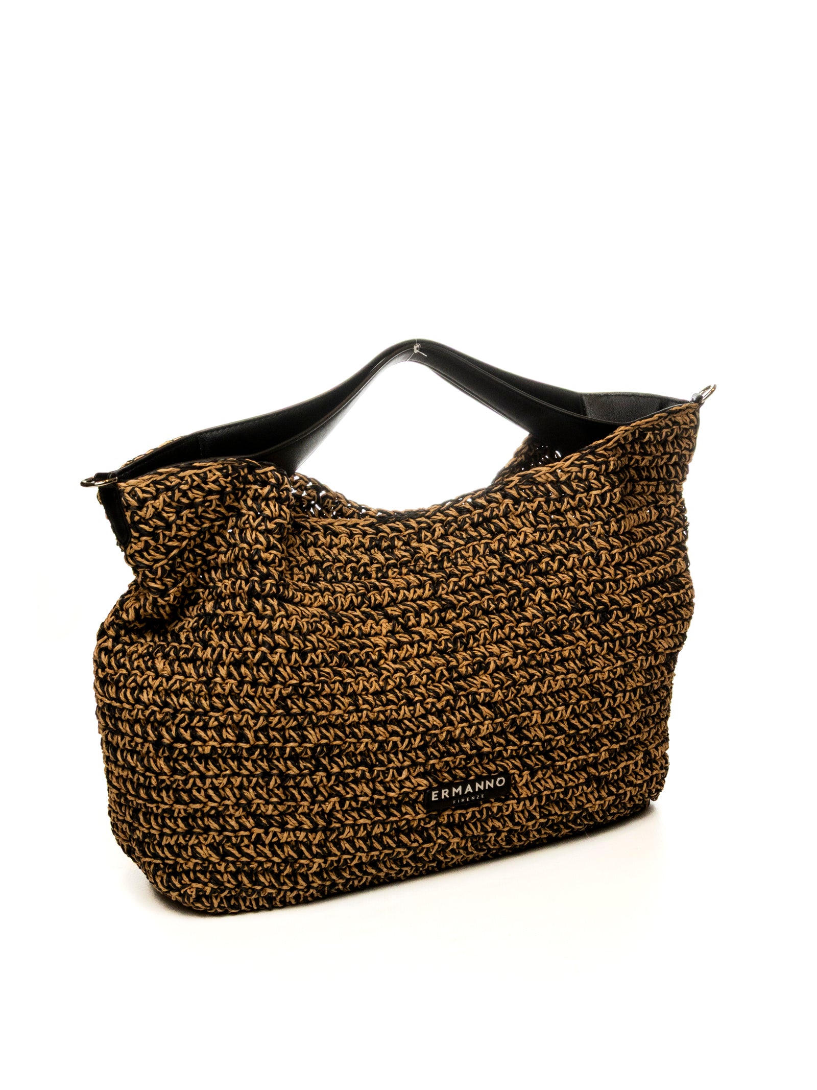 ERMANNO SCERVINO borsa a spalla anika nero/oro 2085 ANIKA-293