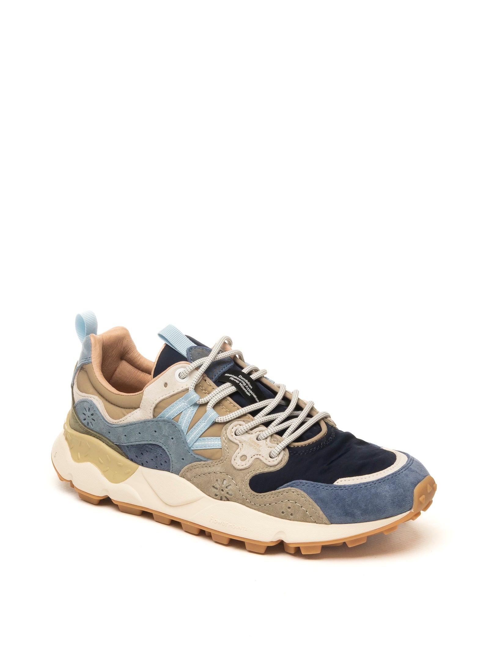 FLOWER MOUNTAIN sneaker yamano blu/beige 2017816-01 SUE/NYL-3C11