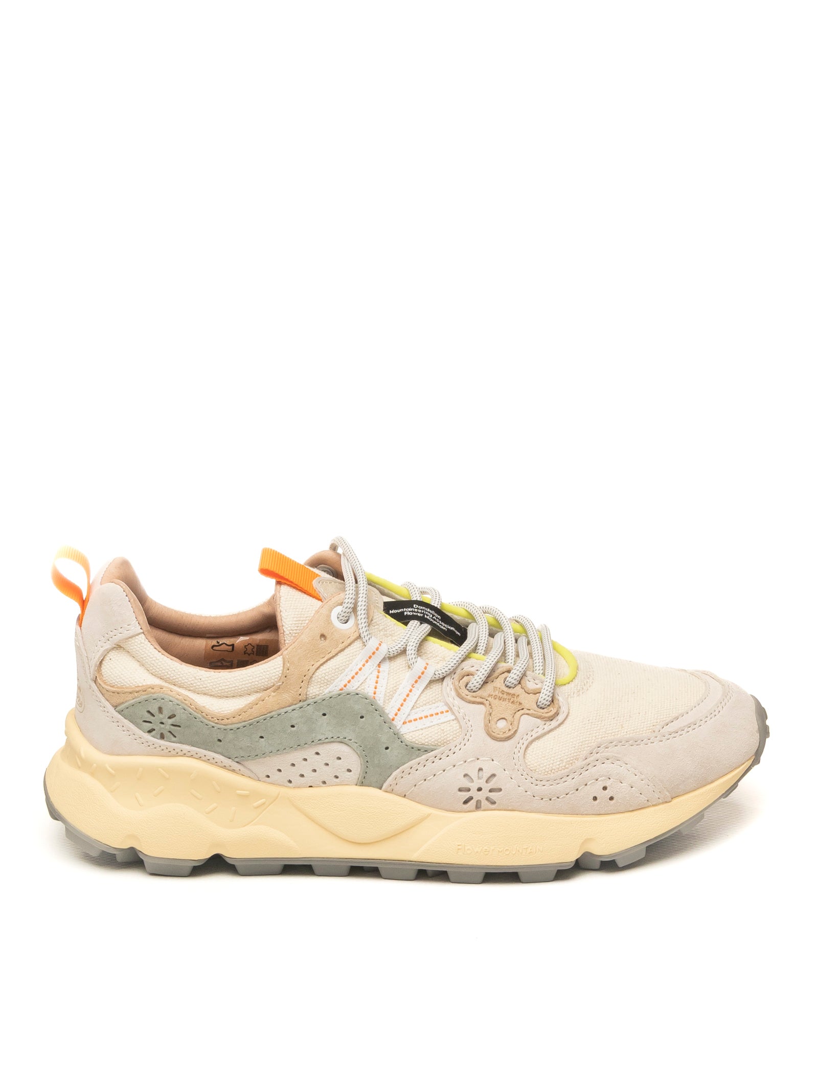 FLOWER MOUNTAIN Sneaker yamano off white 2017818-38 SUE/CAN-1N48