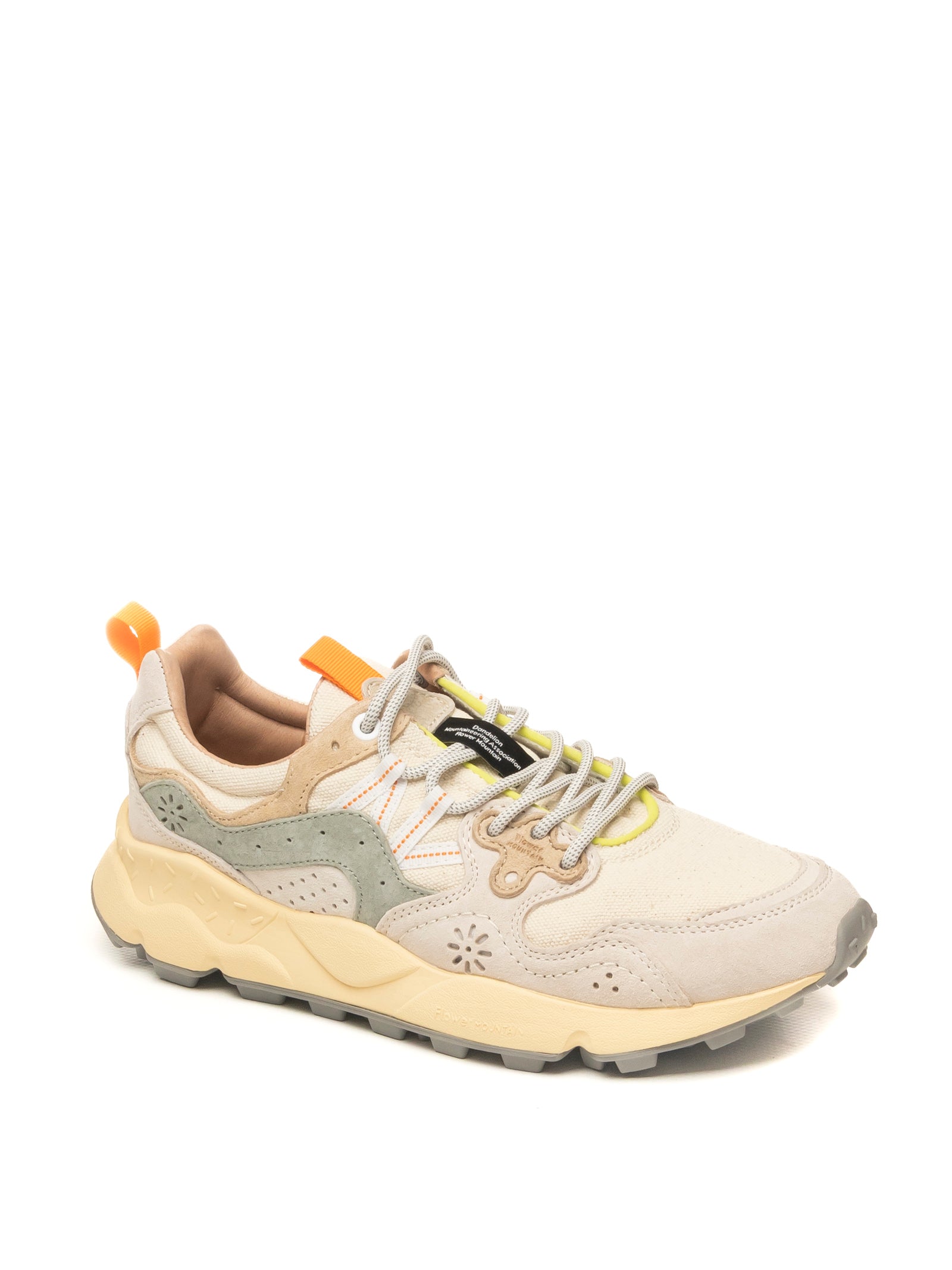 FLOWER MOUNTAIN Sneaker yamano off white 2017818-38 SUE/CAN-1N48