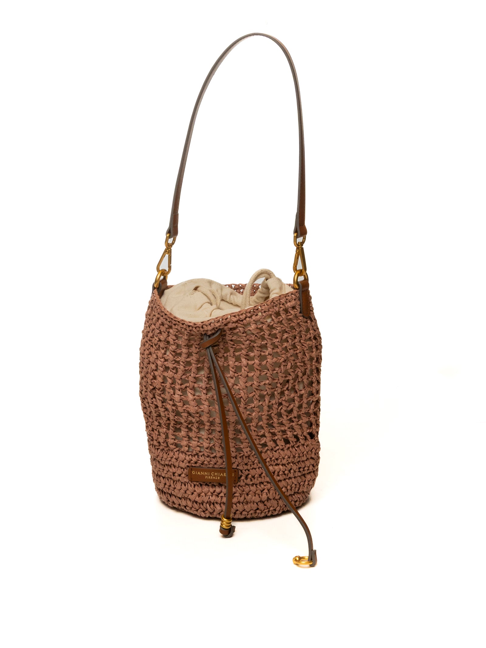 GIANNI CHIARINI borsa a spalla nefeli rosa antico 11951 NEFELI-7752