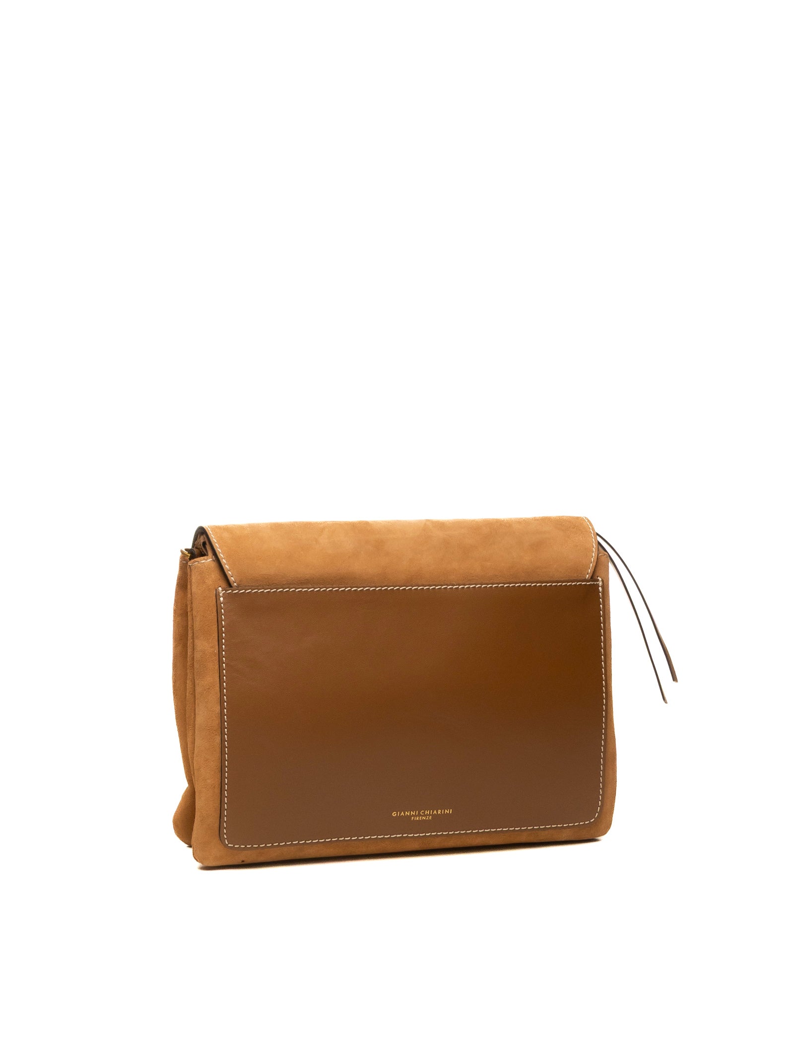 GIANNI CHIARINI borsa a spalla three marrone 12295 THREE-1478