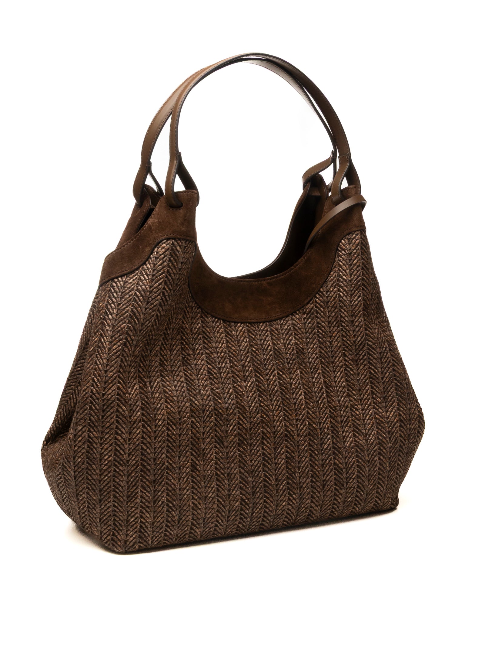 GIANNI CHIARINI borsa a spalla dua marrone scuro 12340 DUA-13840