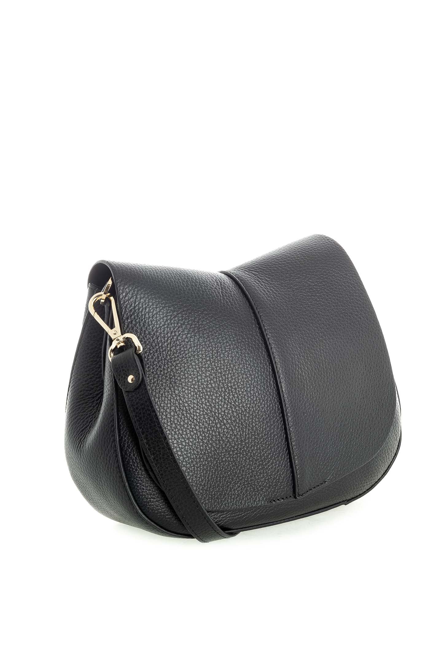 GIANNI CHIARINI borsa a spalla helena round nera 6036 HELENA ROUND-001