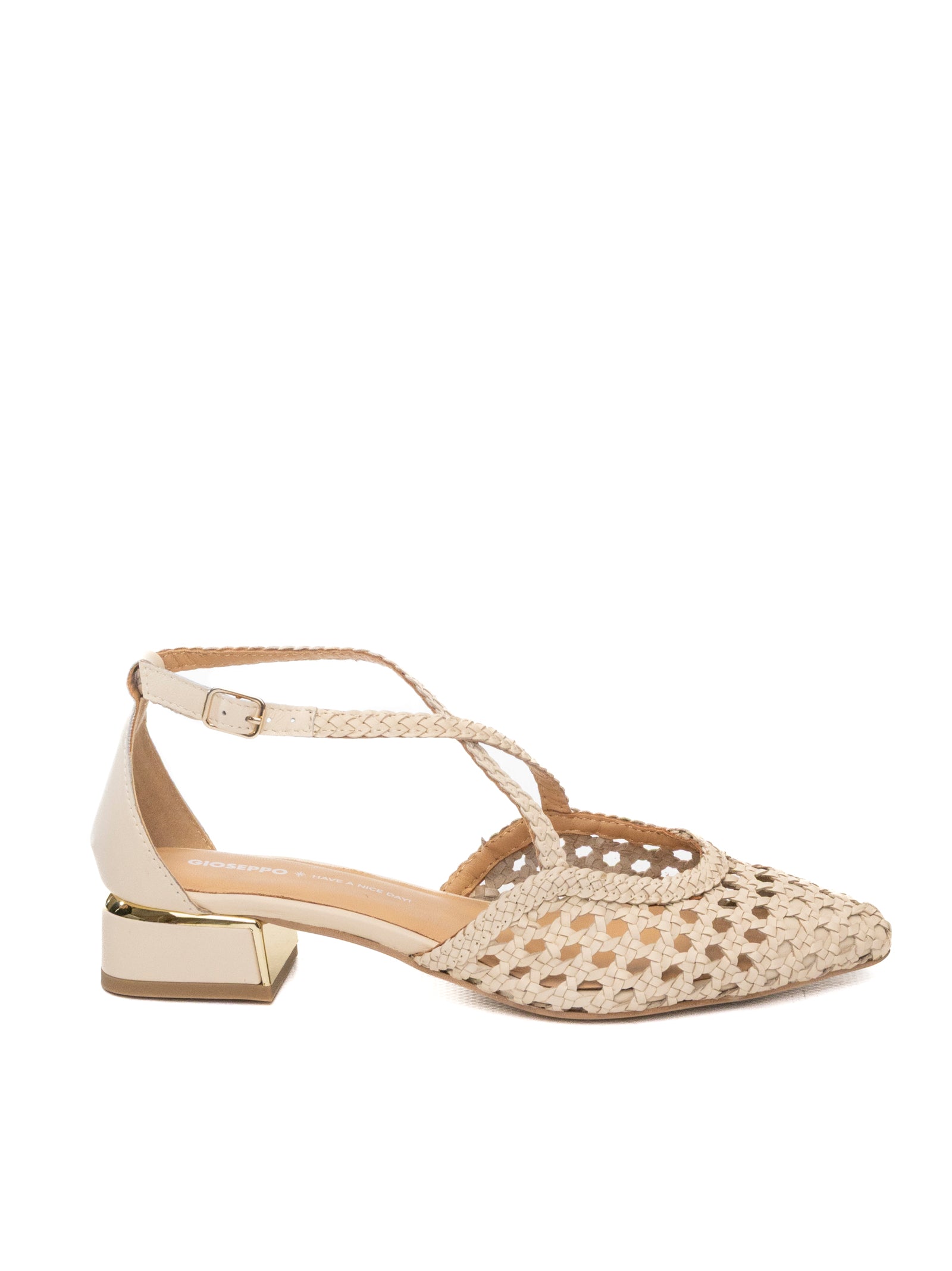 GIOSEPPO Sandalo brillion off white 75560 BRILLION-OFF WHITE