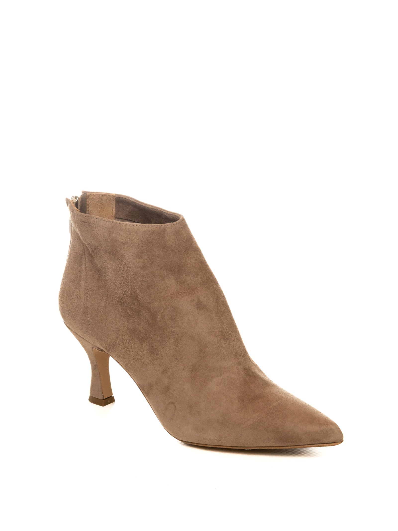 GISEL MOIRE Tronchetto camoscio taupe MARILYN CAM-TAUPE