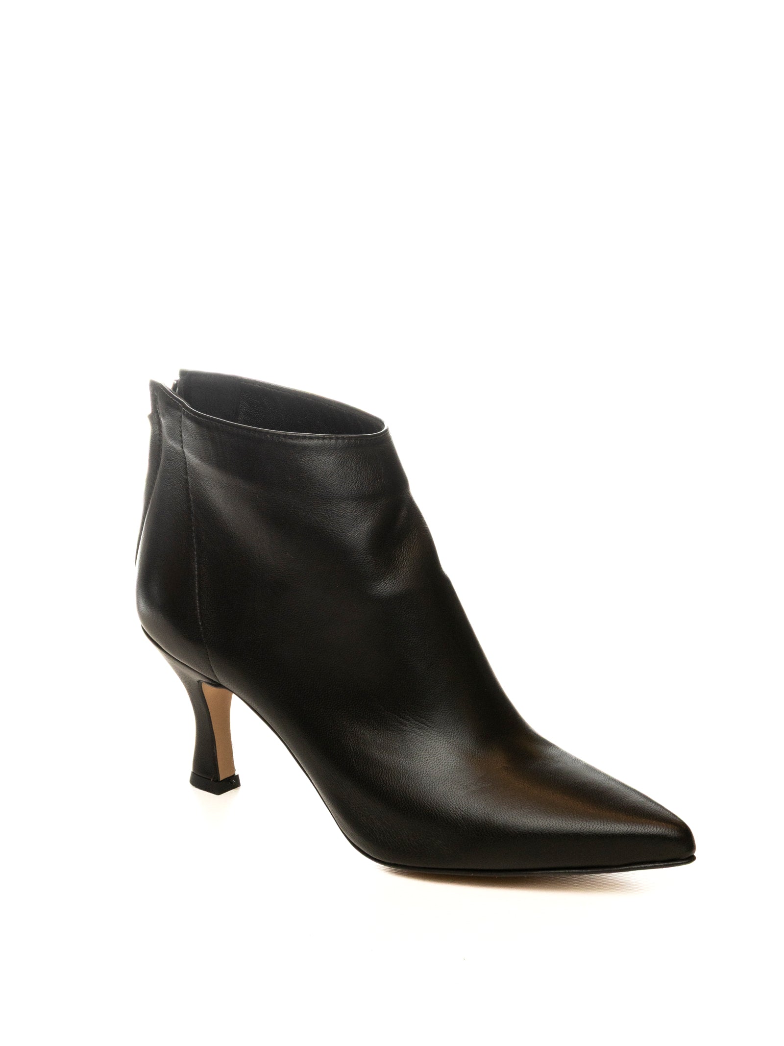 GISEL MOIRE Tronchetto pelle nero MARILYN NAPPA-NERO