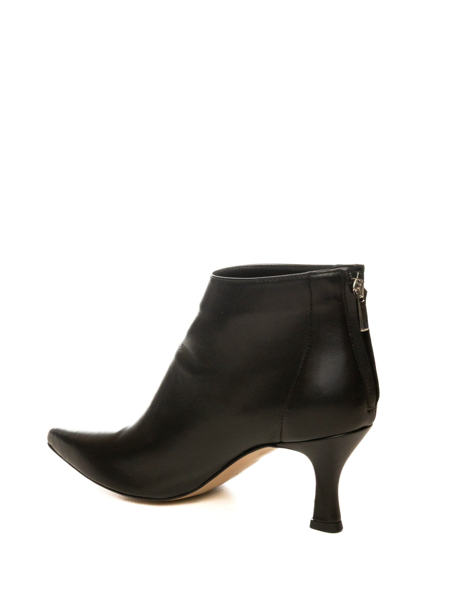 GISEL MOIRE Tronchetto pelle nero MARILYN NAPPA-NERO