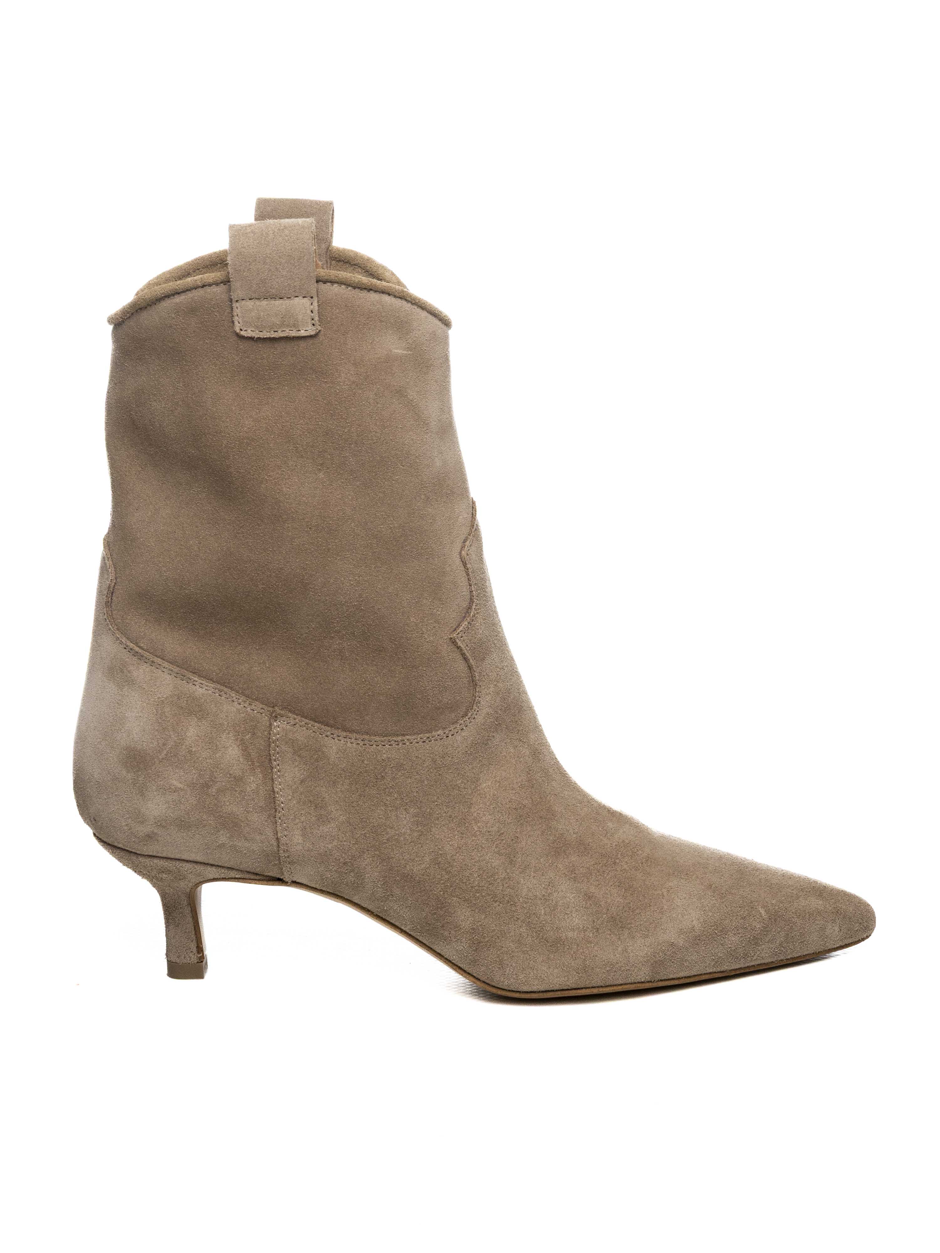 GISEL MOIRE tronchetto camoscio taupe OLY CAM-TAUPE