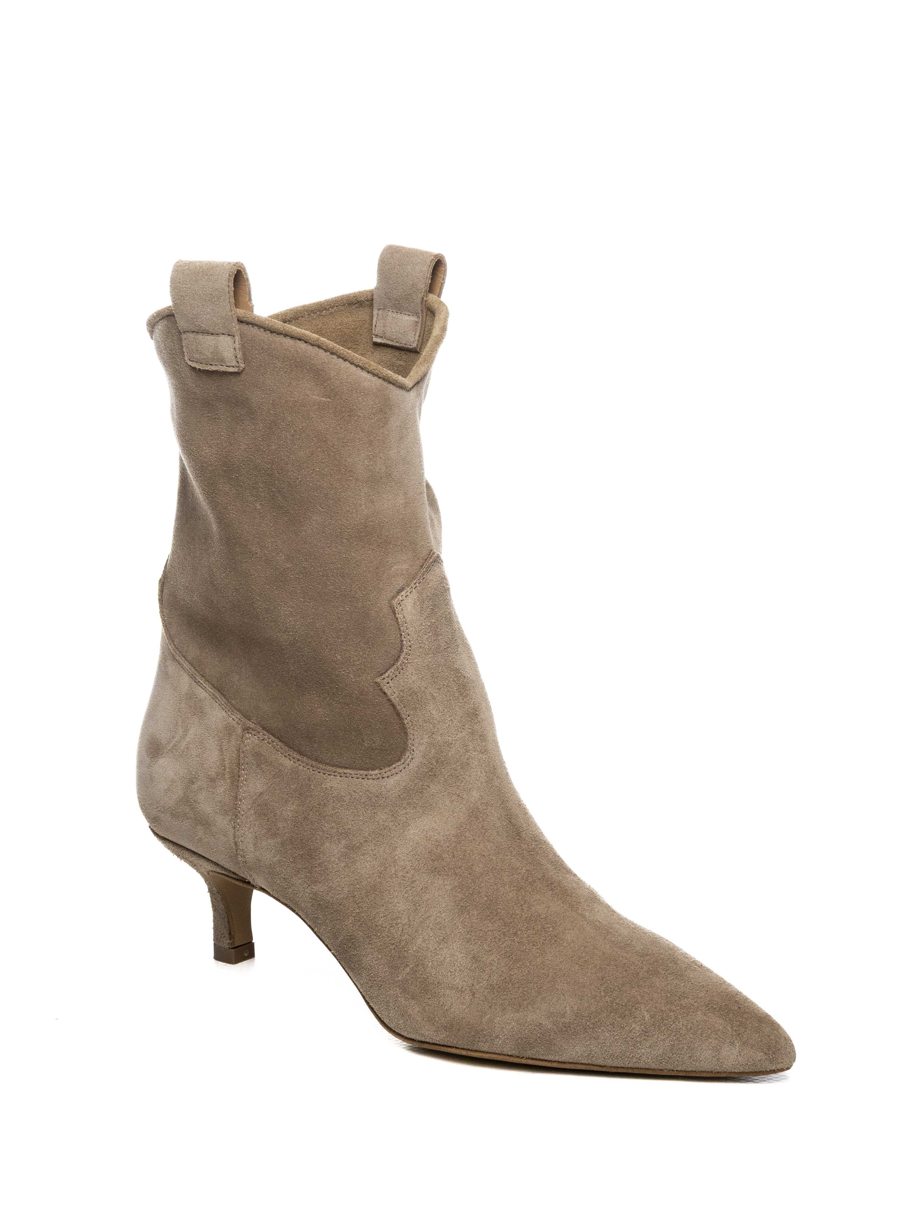 GISEL MOIRE tronchetto camoscio taupe OLY CAM-TAUPE