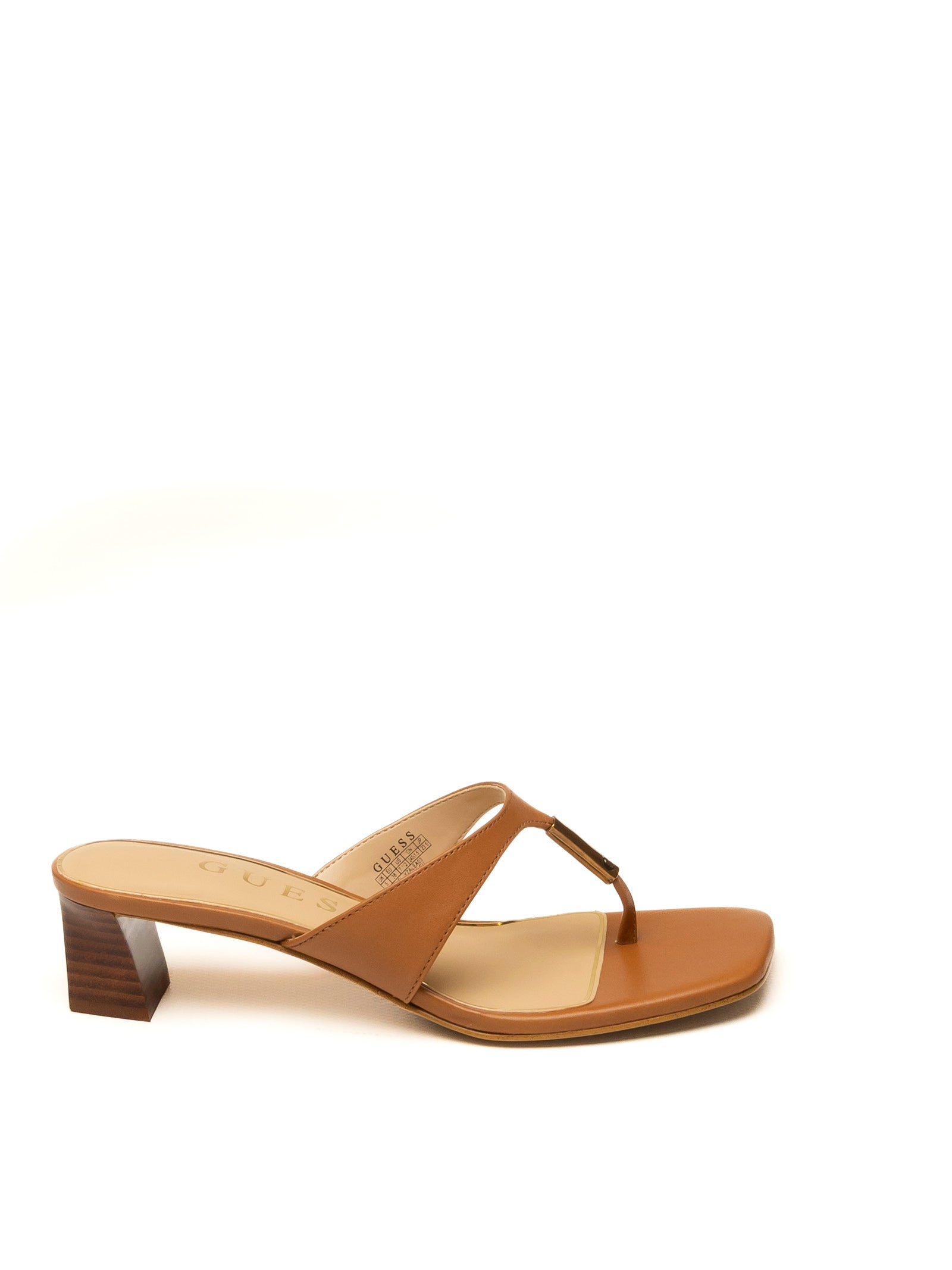 GUESS Sandalo yaiza marrone FLJYZA LEA03 YAIZA-BRW