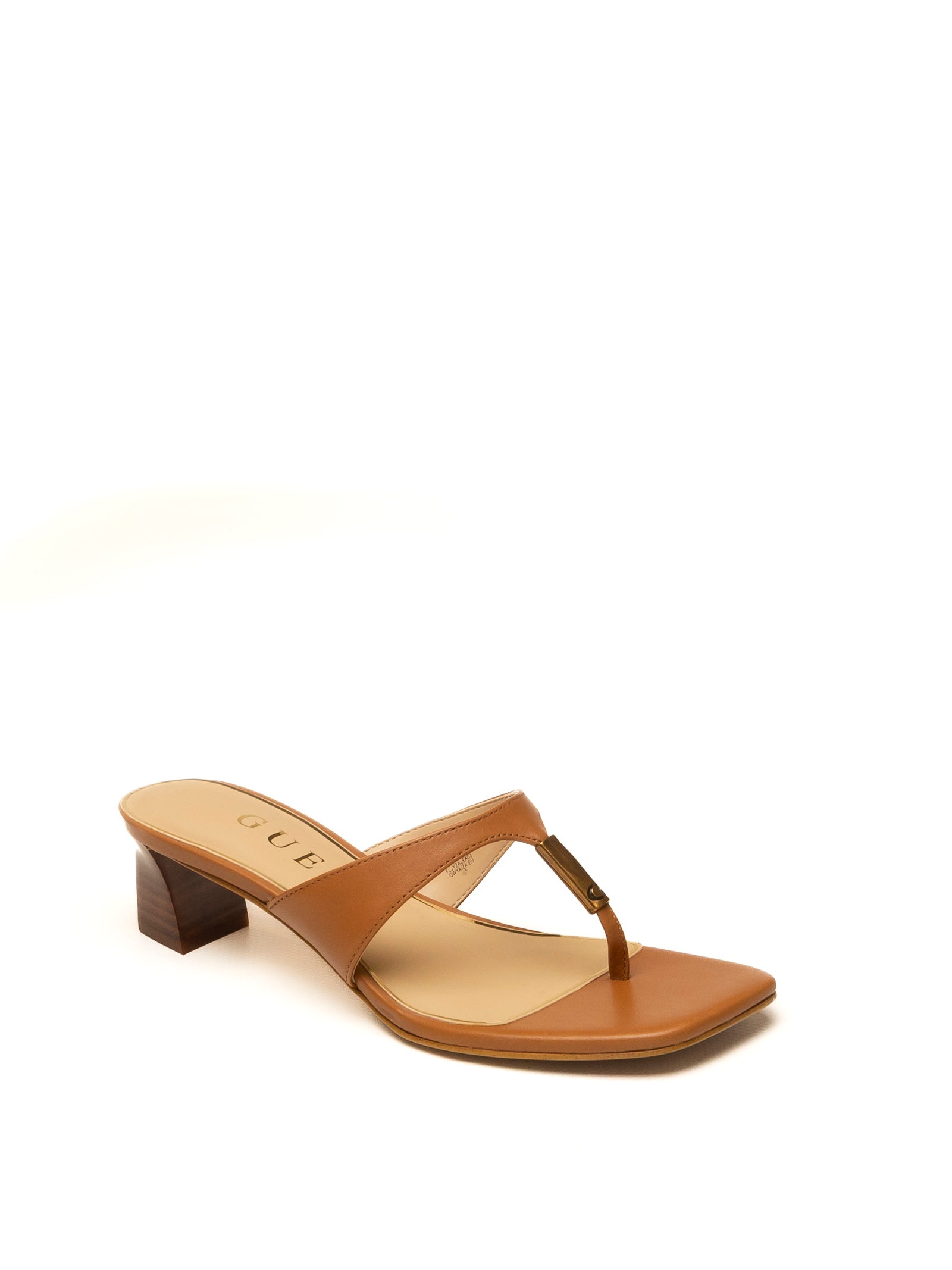GUESS Sandalo yaiza marrone FLJYZA LEA03 YAIZA-BRW