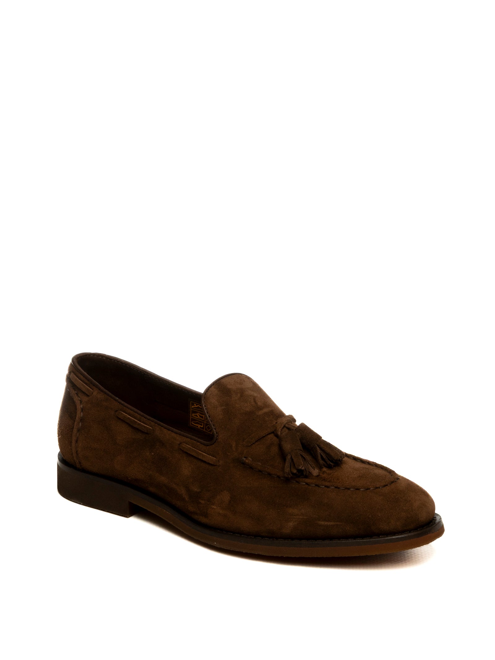 HENDERSON Mocassino camoscio marrone scuro 76401 VIT-DARK BRO