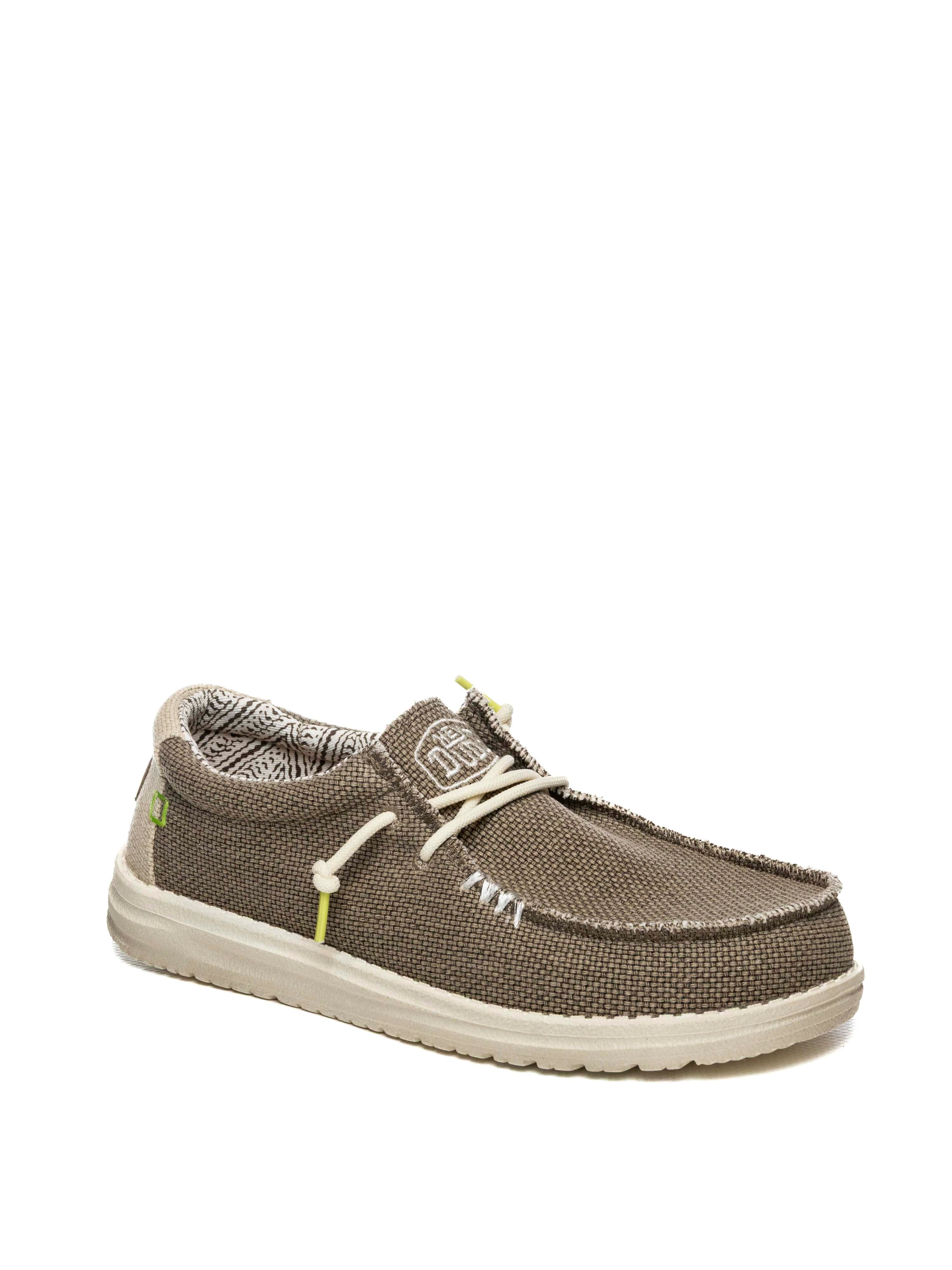 HEY DUDE Slip on wally briaded fossil 40003 WALLY BRAIDED-2BS