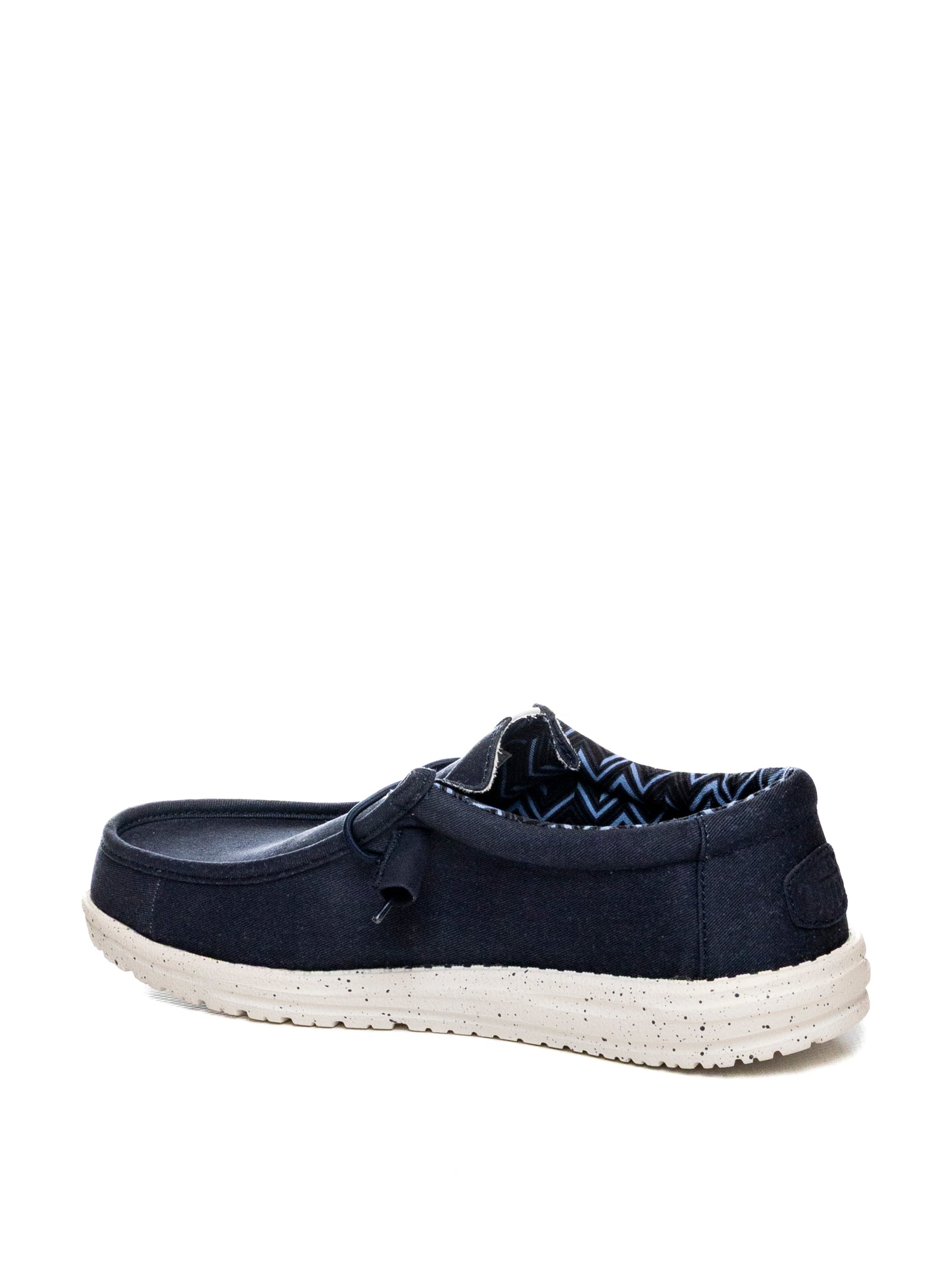 HEY DUDE Slip on wally stretch canvas blu 40700 WALLY STRETCH CANVAS-410