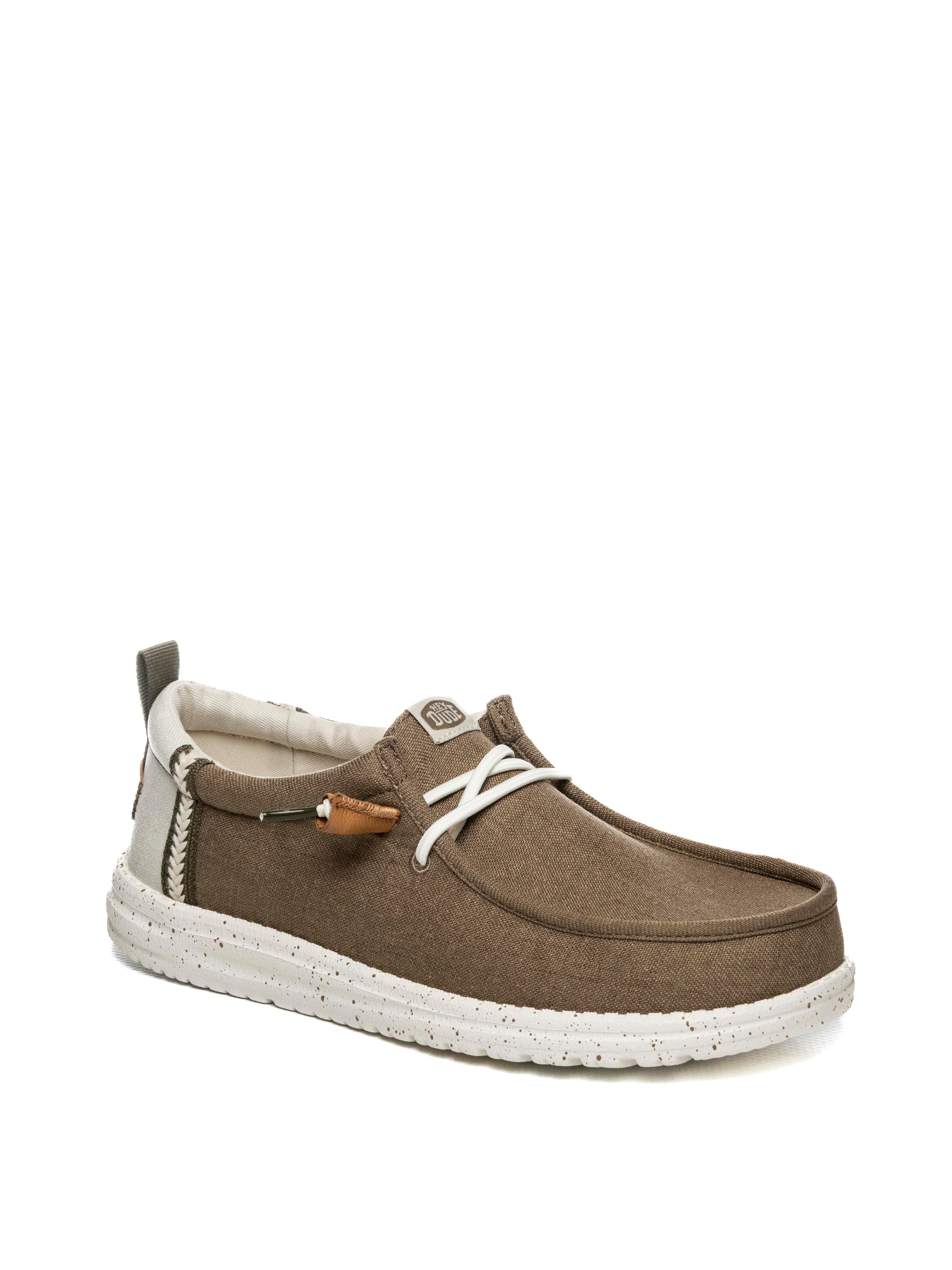 HEY DUDE slipon wally linen beige 43086 WALLY LINEN-2KR