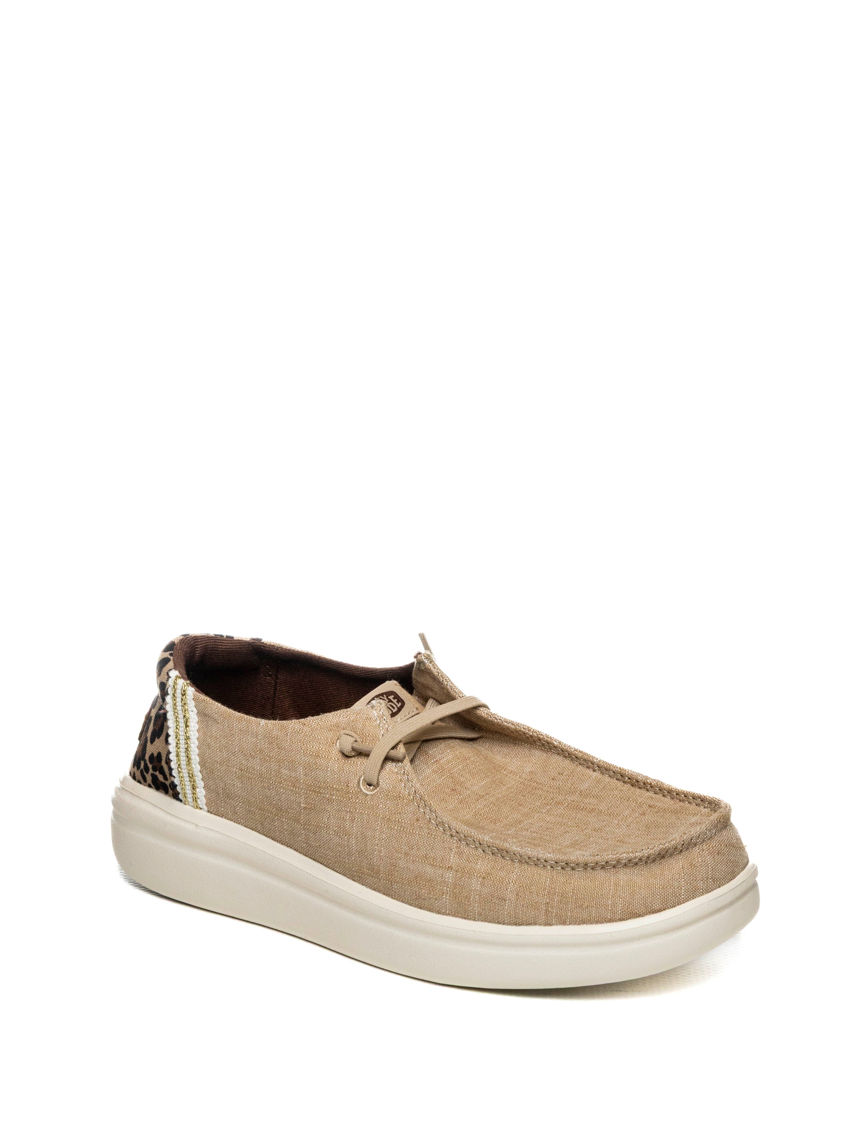 HEY DUDE slipon wendy animal tan 43780 WENDY ANIMAL-2UG