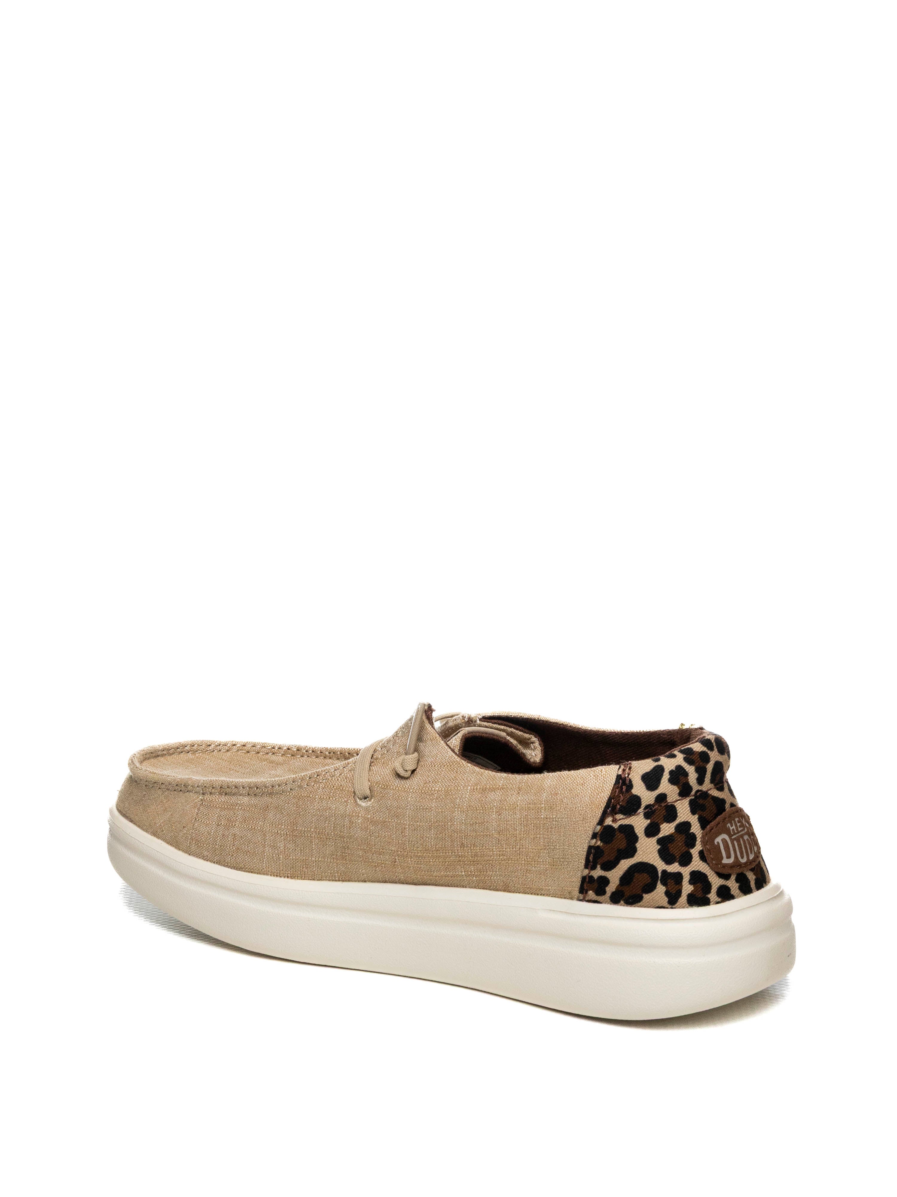 HEY DUDE slipon wendy animal tan 43780 WENDY ANIMAL-2UG