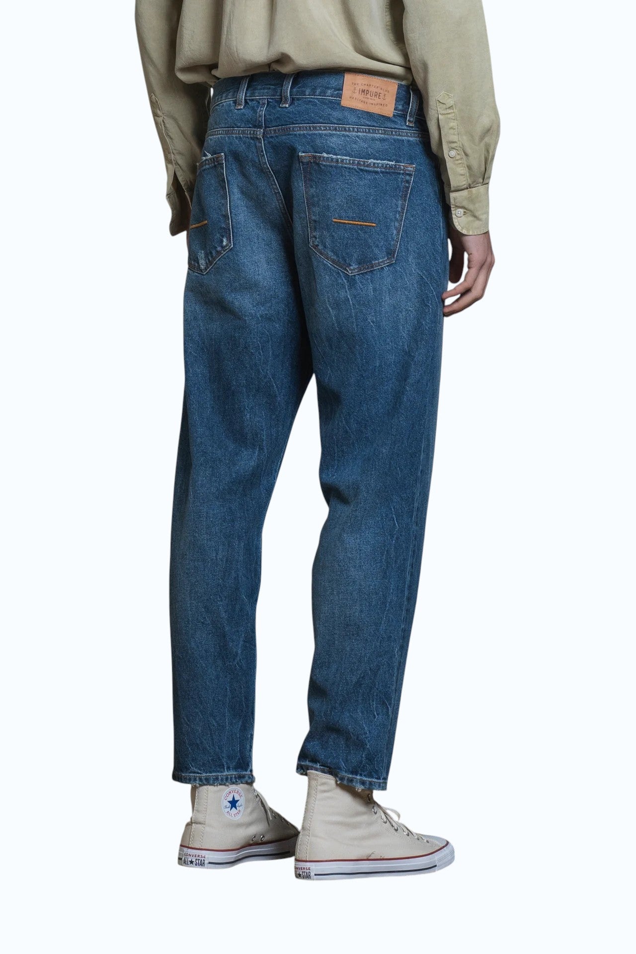 IMPURE jeans denim blu HIRO DENIM-C27