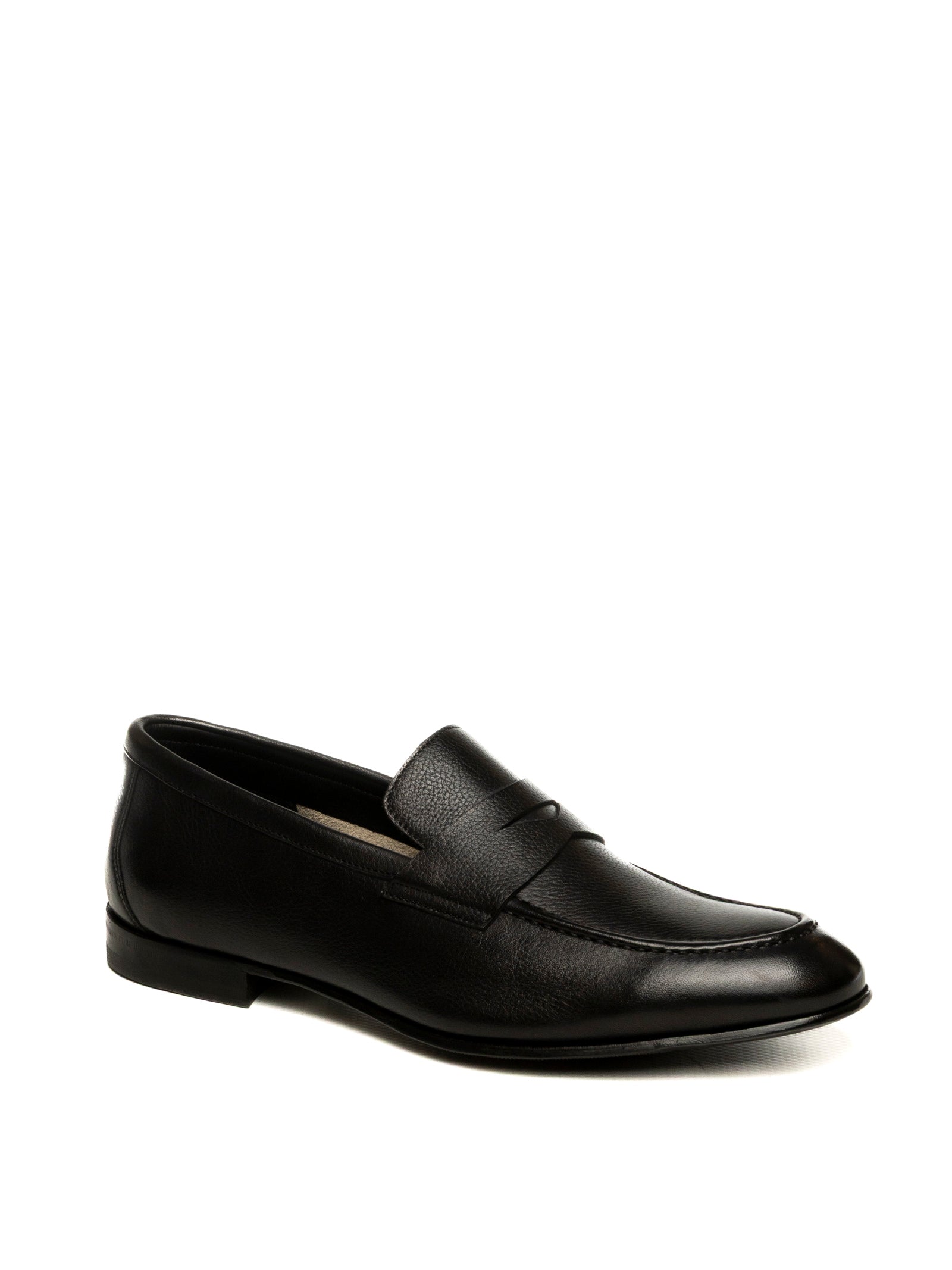 JEROLD WILTON Mocassino grained nero 1101 GRAINED-NERO